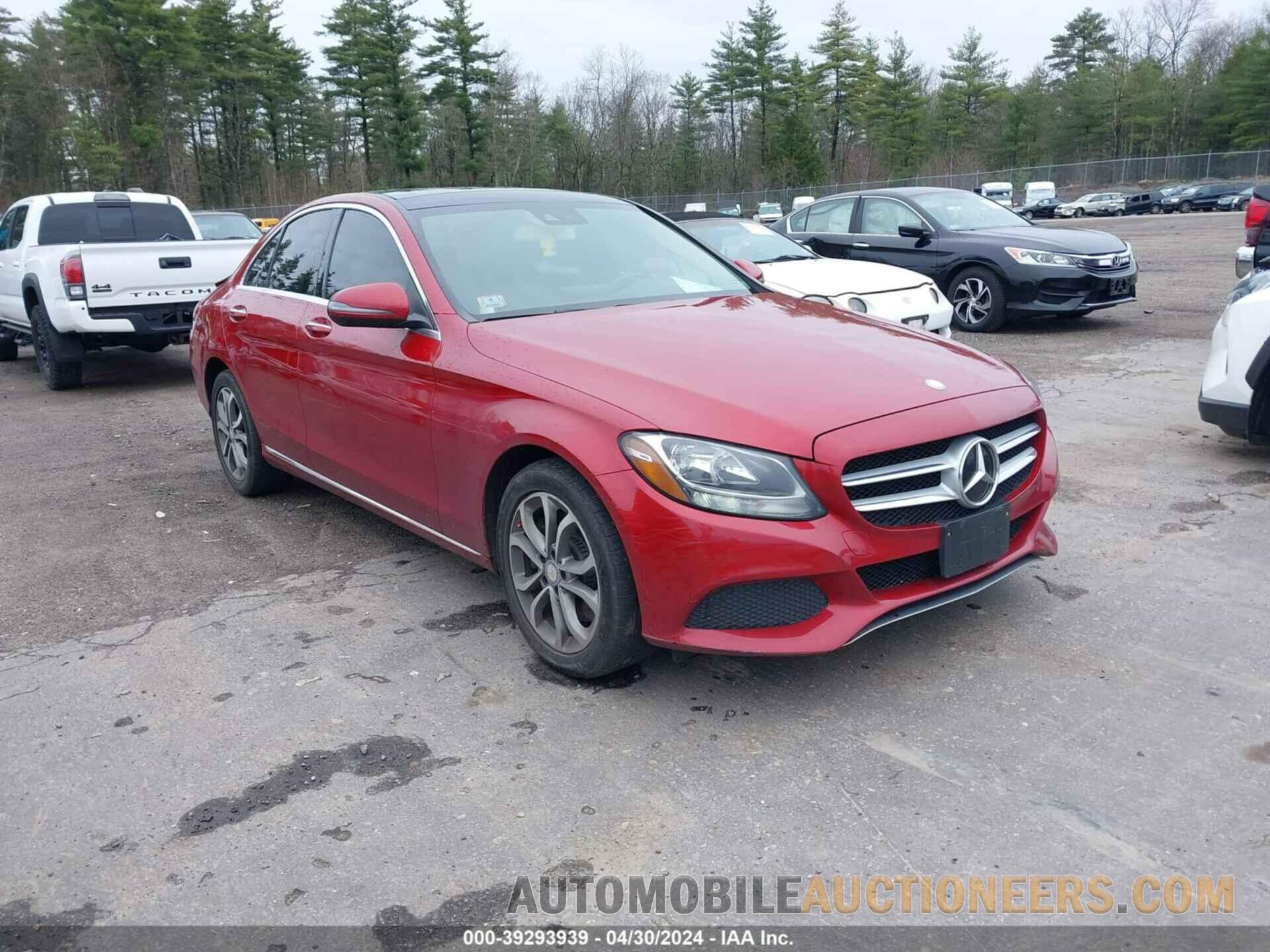 WDDWF4KB3GR153059 MERCEDES-BENZ C 300 2016