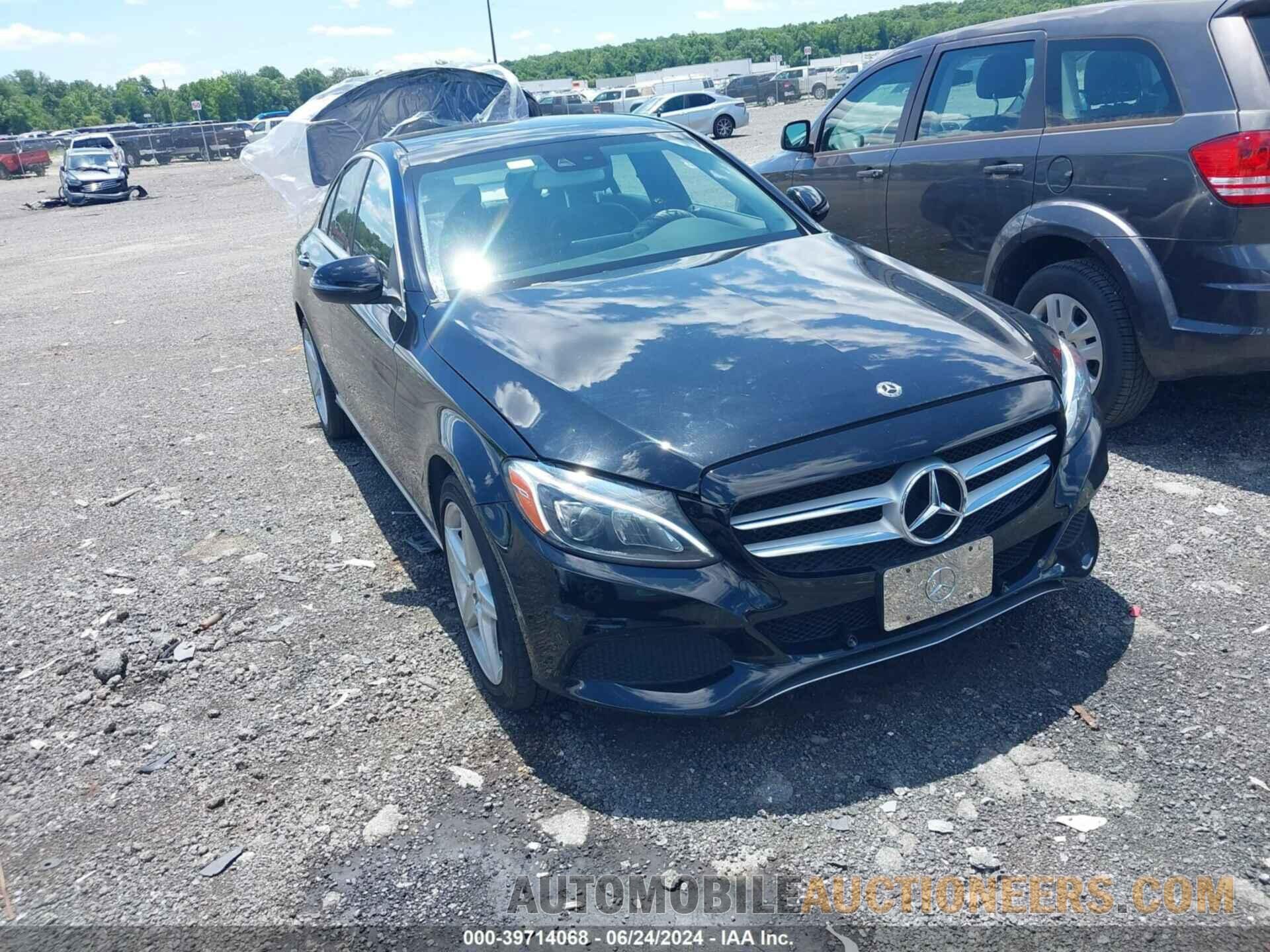 WDDWF4KB3GR171786 MERCEDES-BENZ C 300 2016