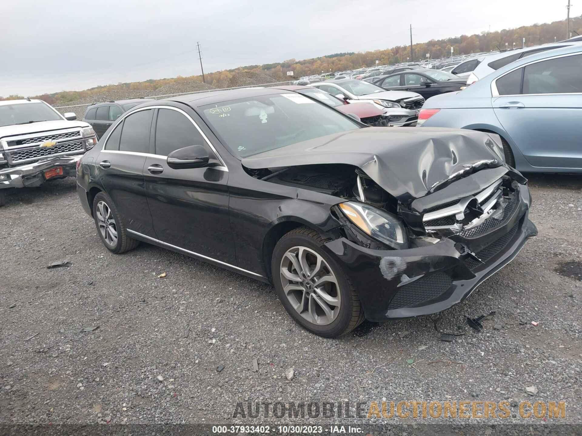 WDDWF4KB3JR347338 MERCEDES-BENZ C-CLASS 2018