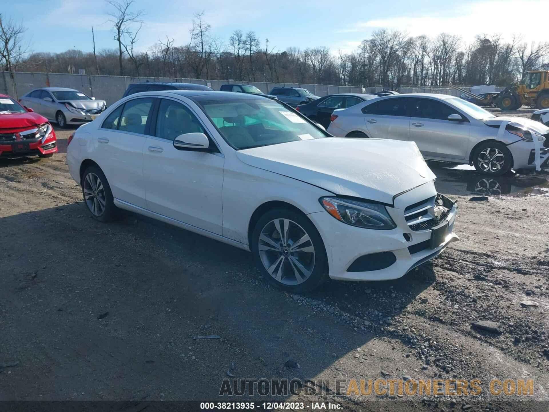 WDDWF4KB5JR316303 MERCEDES-BENZ C 300 2018