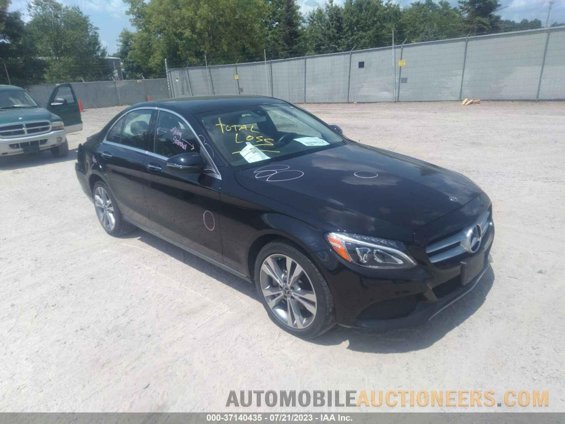 WDDWF4KB5JR322473 MERCEDES-BENZ C-CLASS 2018