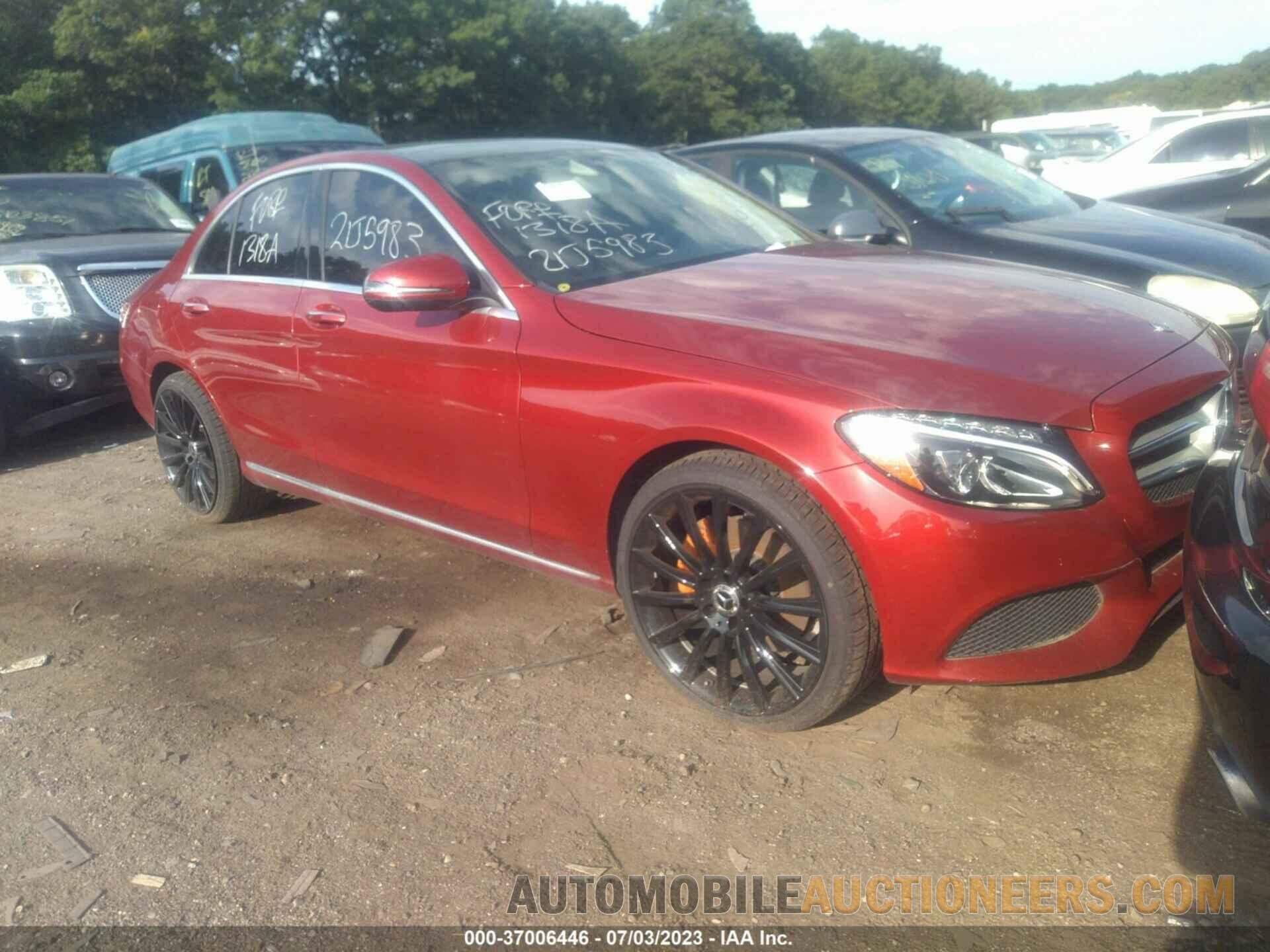 WDDWF4KB6JR323972 MERCEDES-BENZ C 300 2018