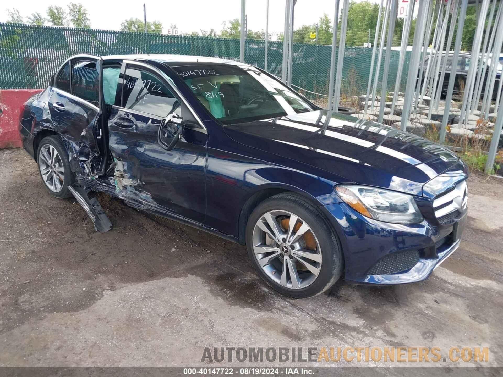 WDDWF4KB6JR326614 MERCEDES-BENZ C 300 2018