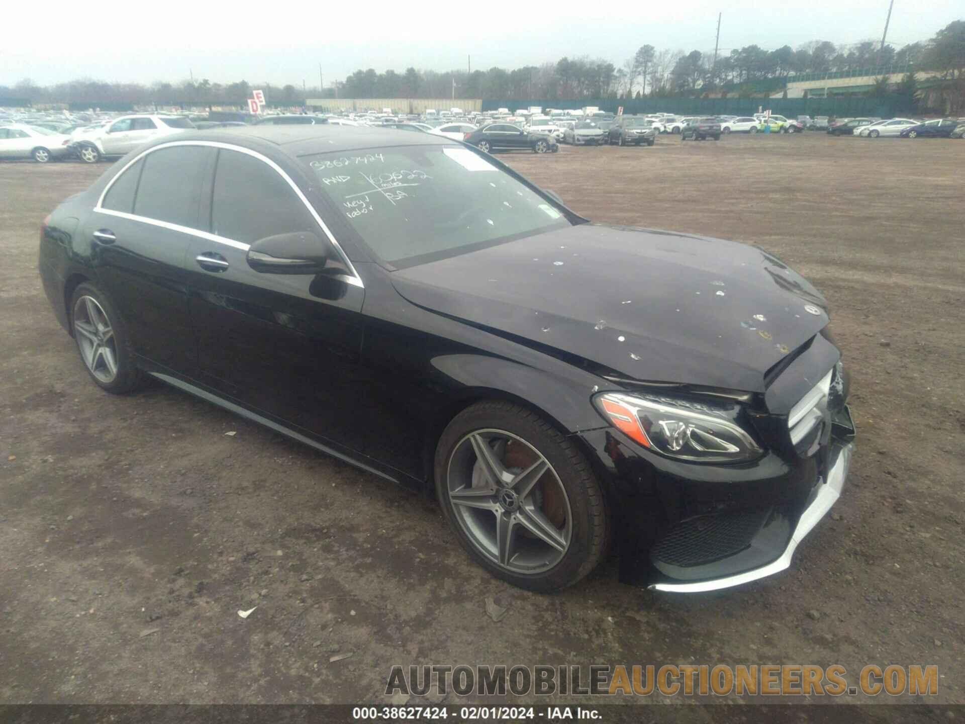 WDDWF4KB6JR349584 MERCEDES-BENZ C 300 2018