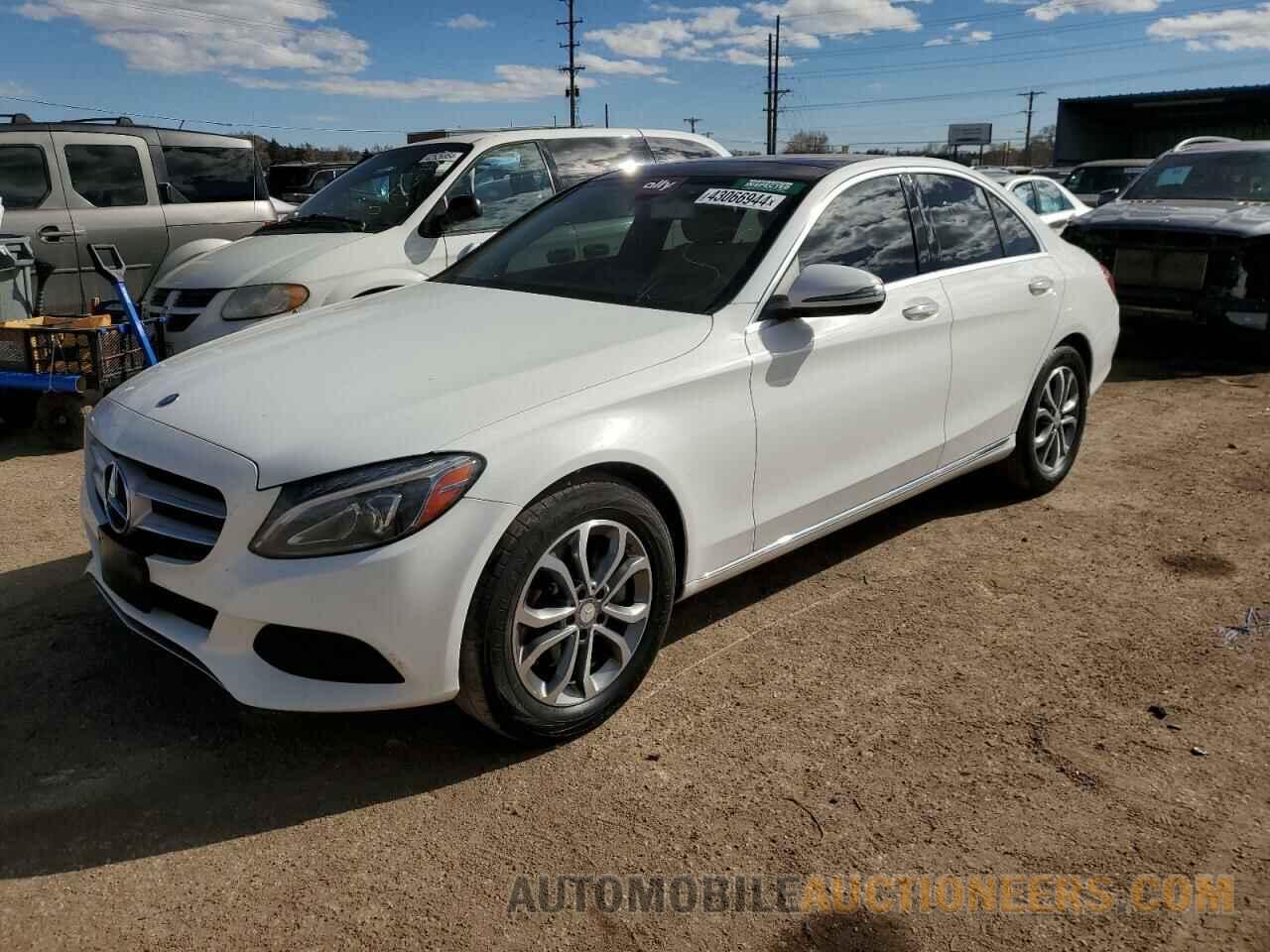 WDDWF4KB7GR124518 MERCEDES-BENZ C-CLASS 2016