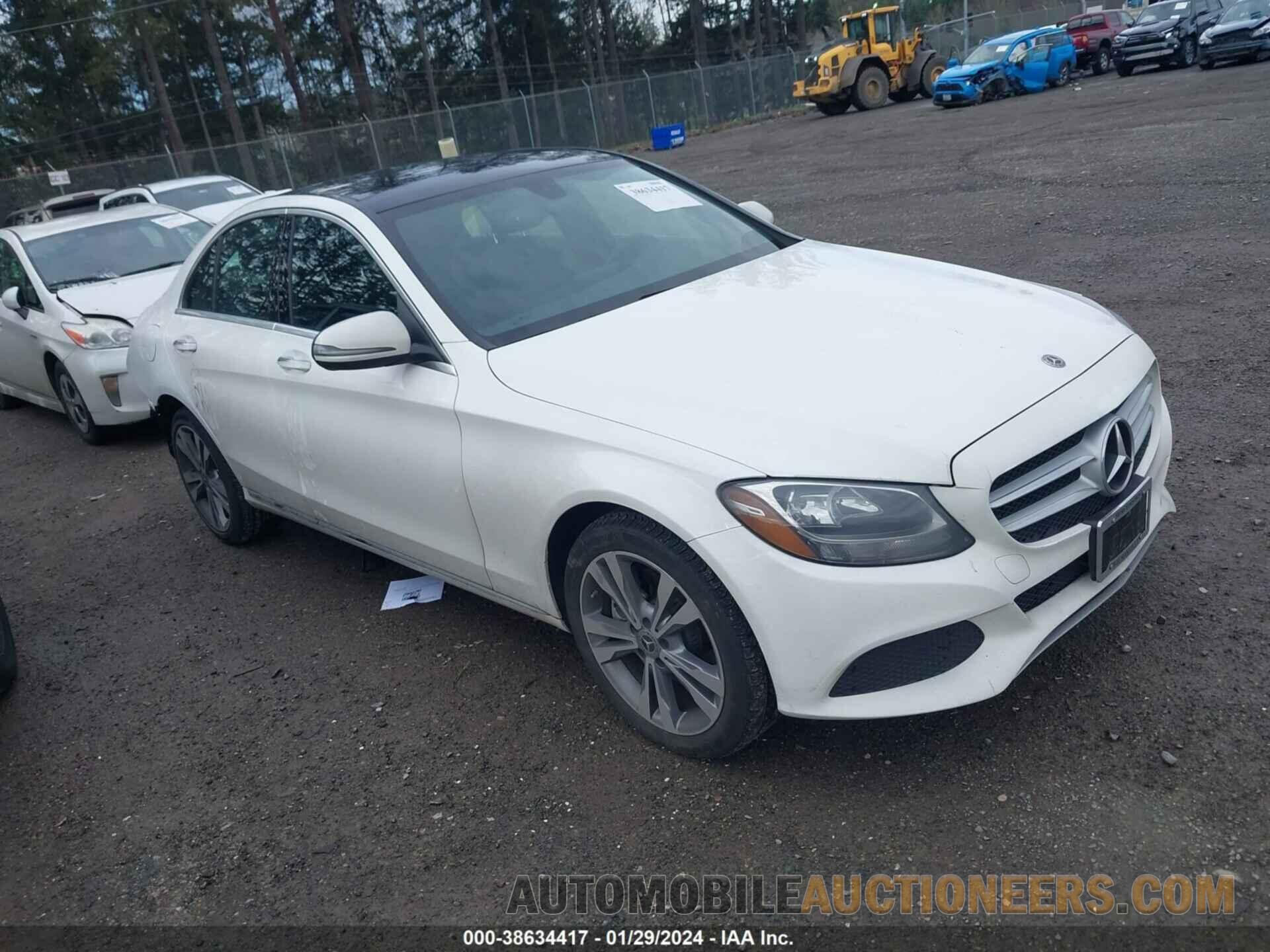 WDDWF4KB7JR411817 MERCEDES-BENZ C 300 2018