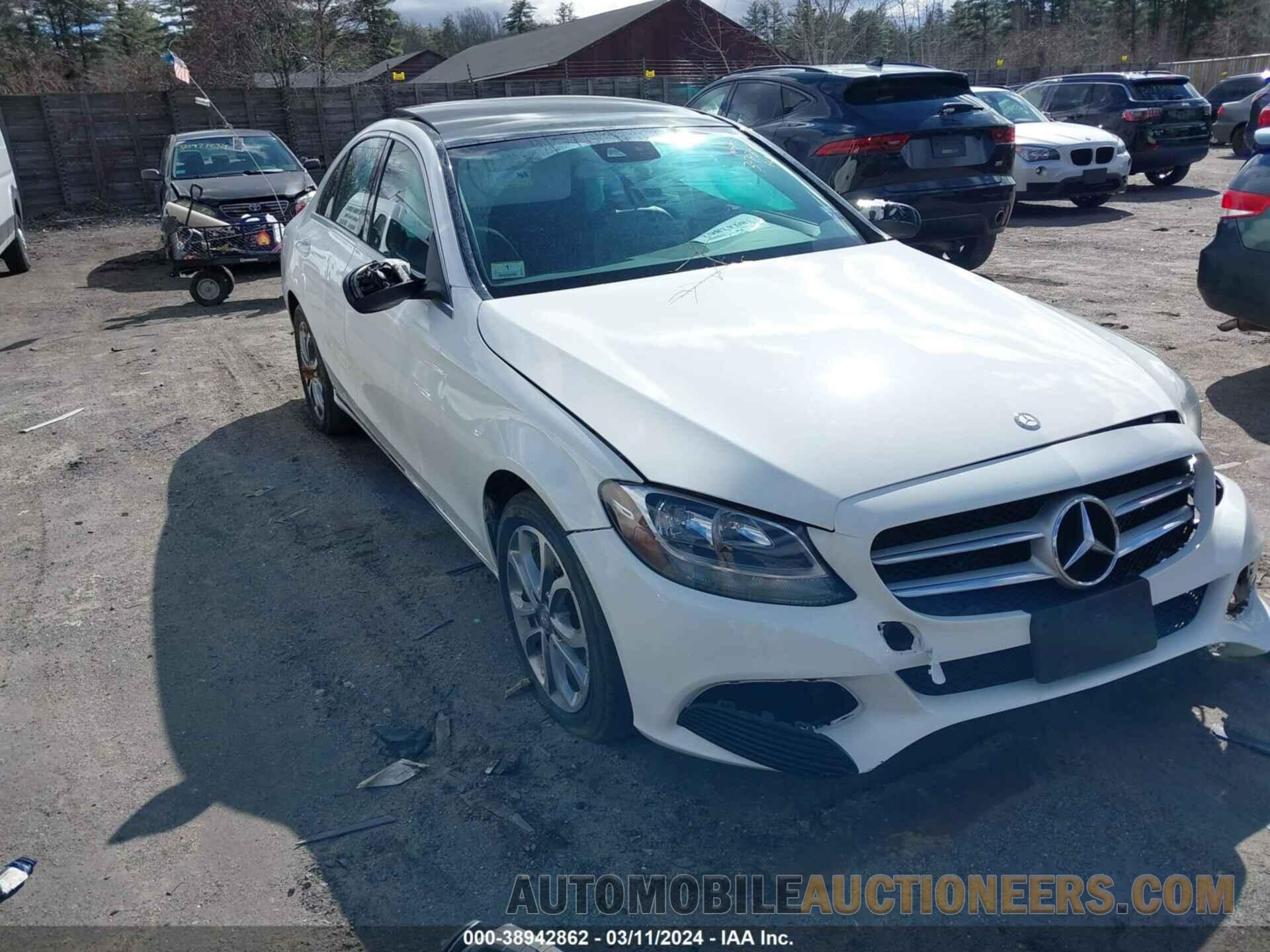 WDDWF4KB8GR147354 MERCEDES-BENZ C 300 2016