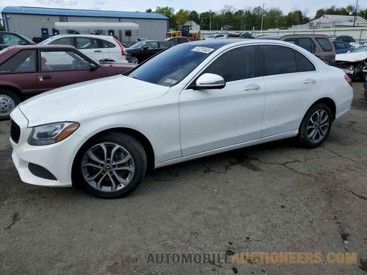 WDDWF4KB8JR338375 MERCEDES-BENZ C-CLASS 2018