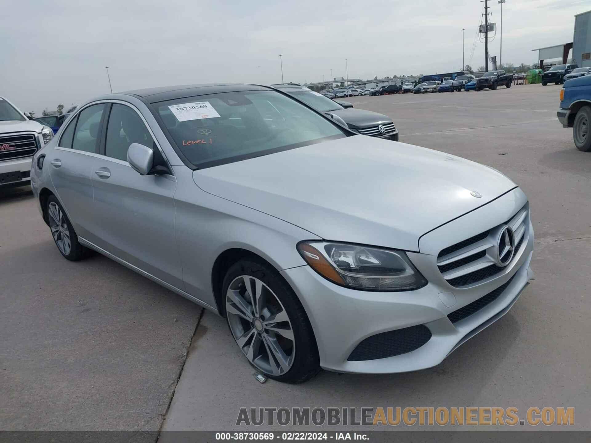 WDDWF4KB9GR144205 MERCEDES-BENZ C 300 2016