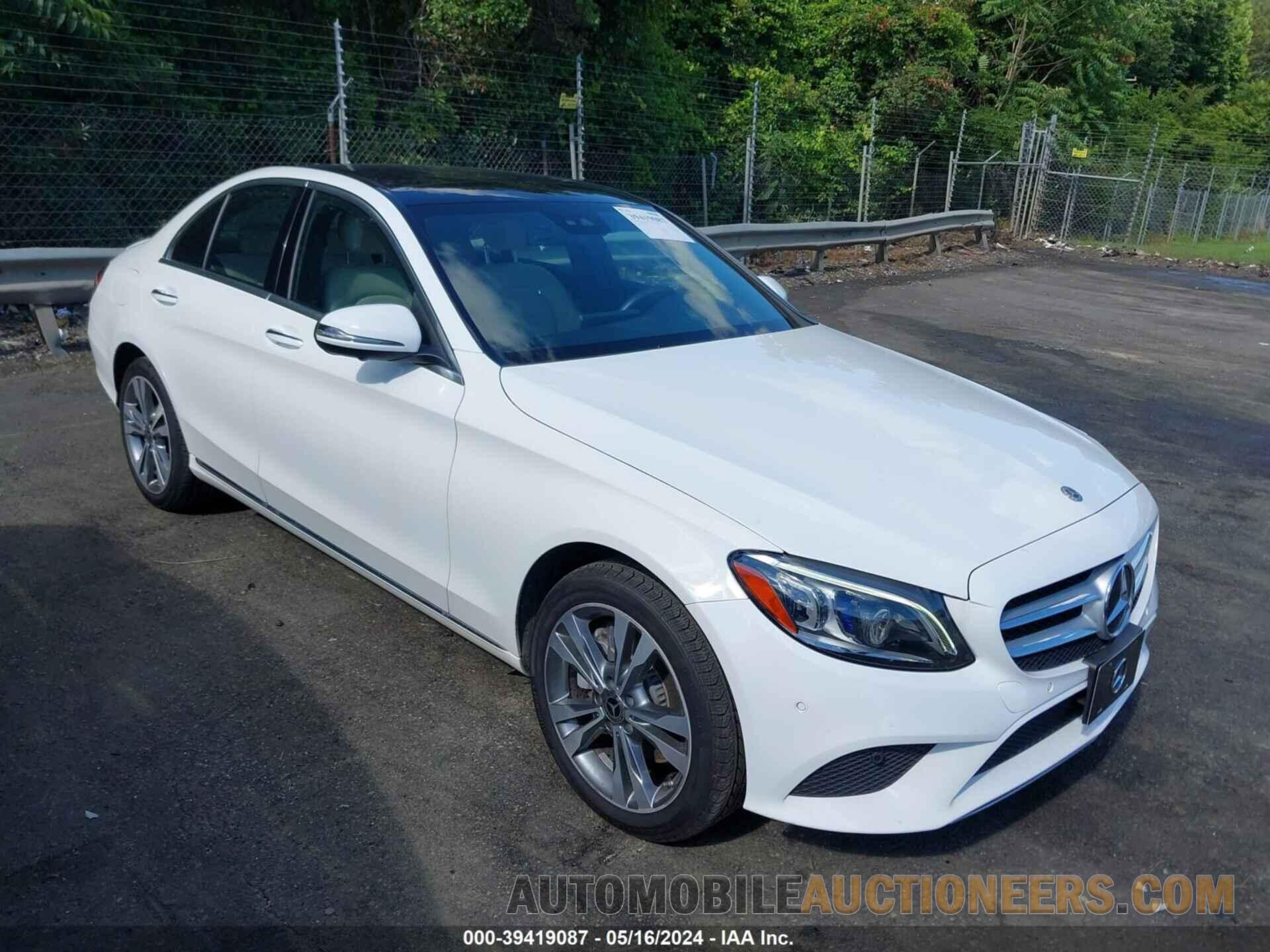 WDDWF8EB1KR515191 MERCEDES-BENZ C 300 2019