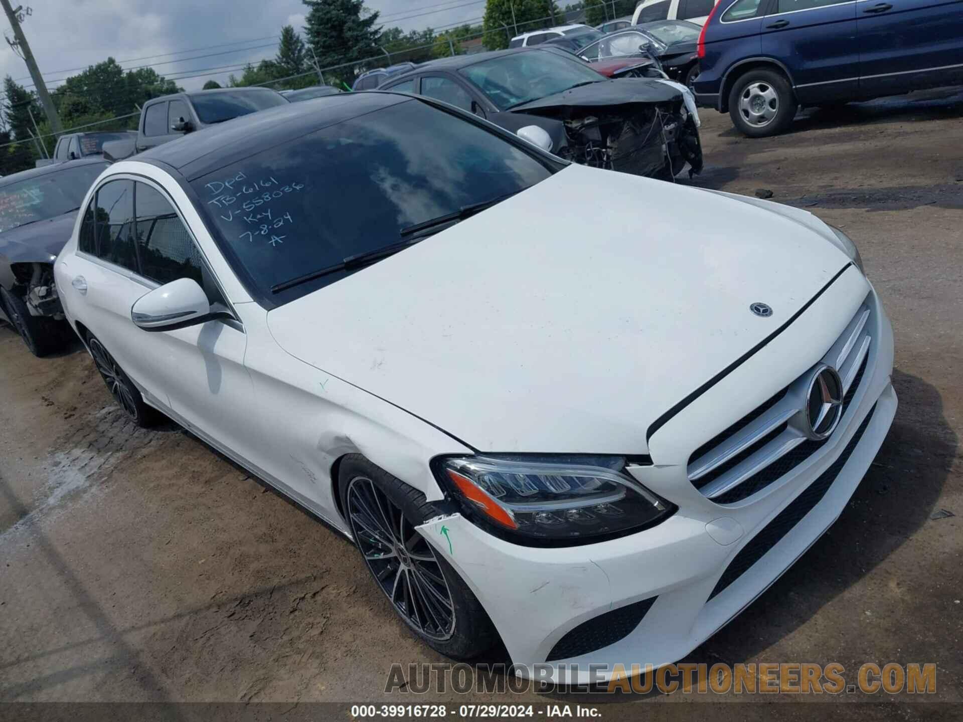 WDDWF8EB4LR558036 MERCEDES-BENZ C 300 2020