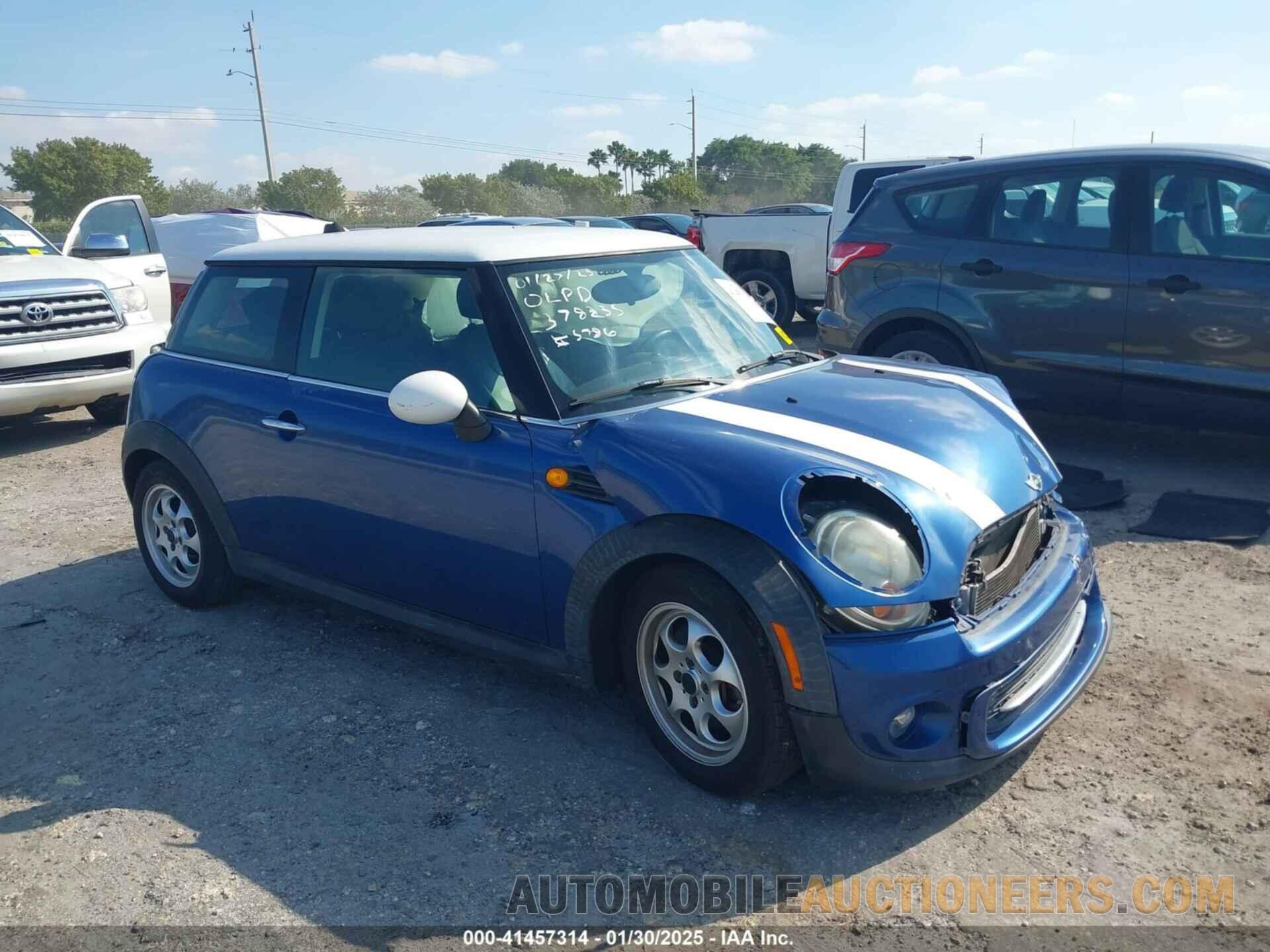 WMWSU3C54DT545786 MINI HARDTOP 2013