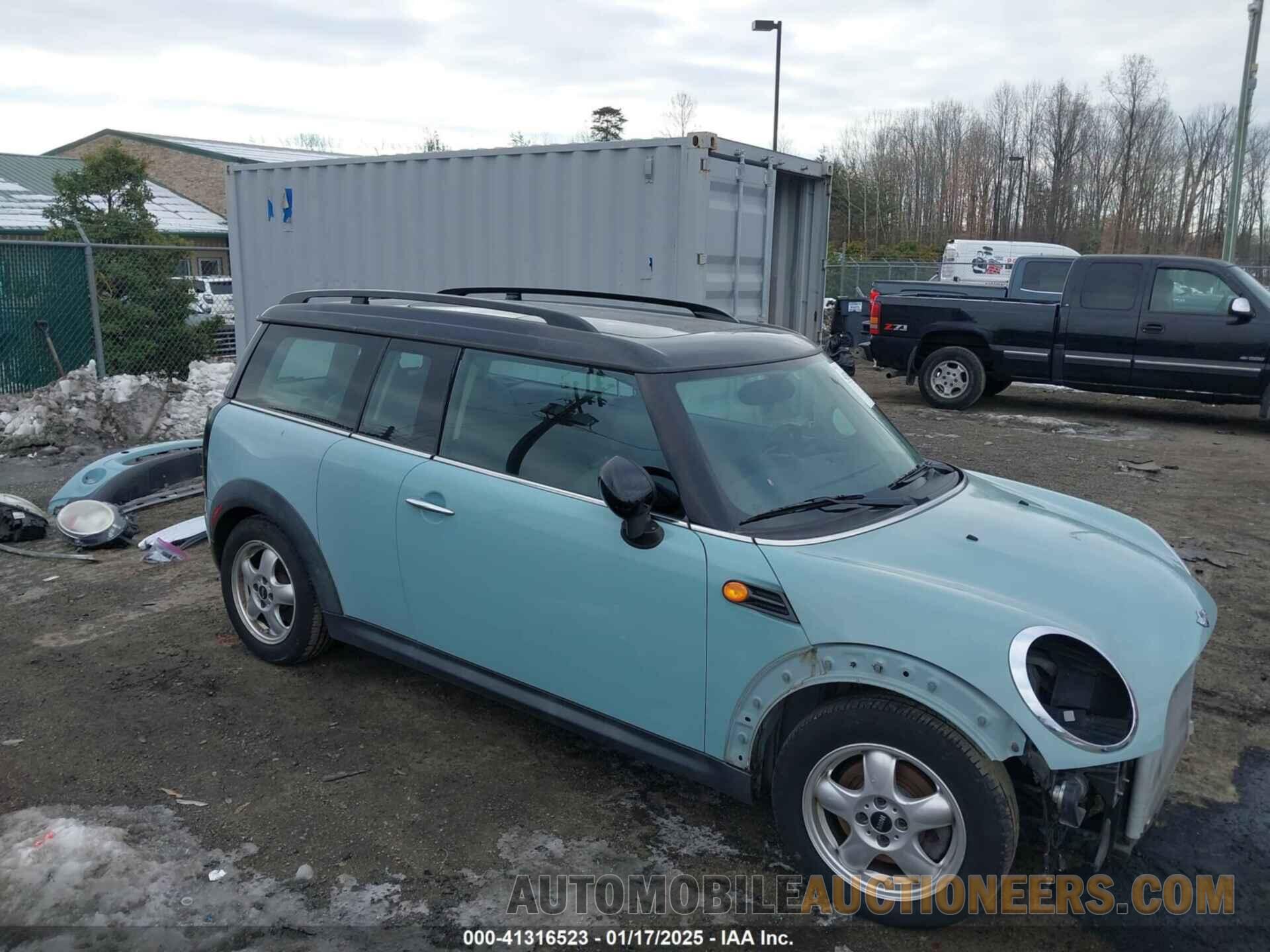 WMWZF3C51BT187925 MINI COOPER CLUBMAN 2011