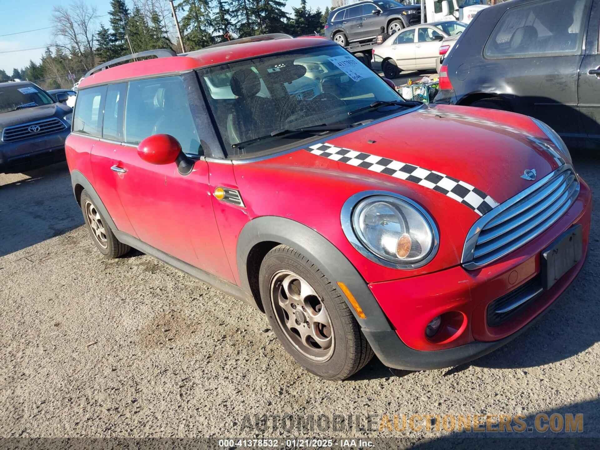 WMWZF3C54CT189265 MINI COOPER CLUBMAN 2012