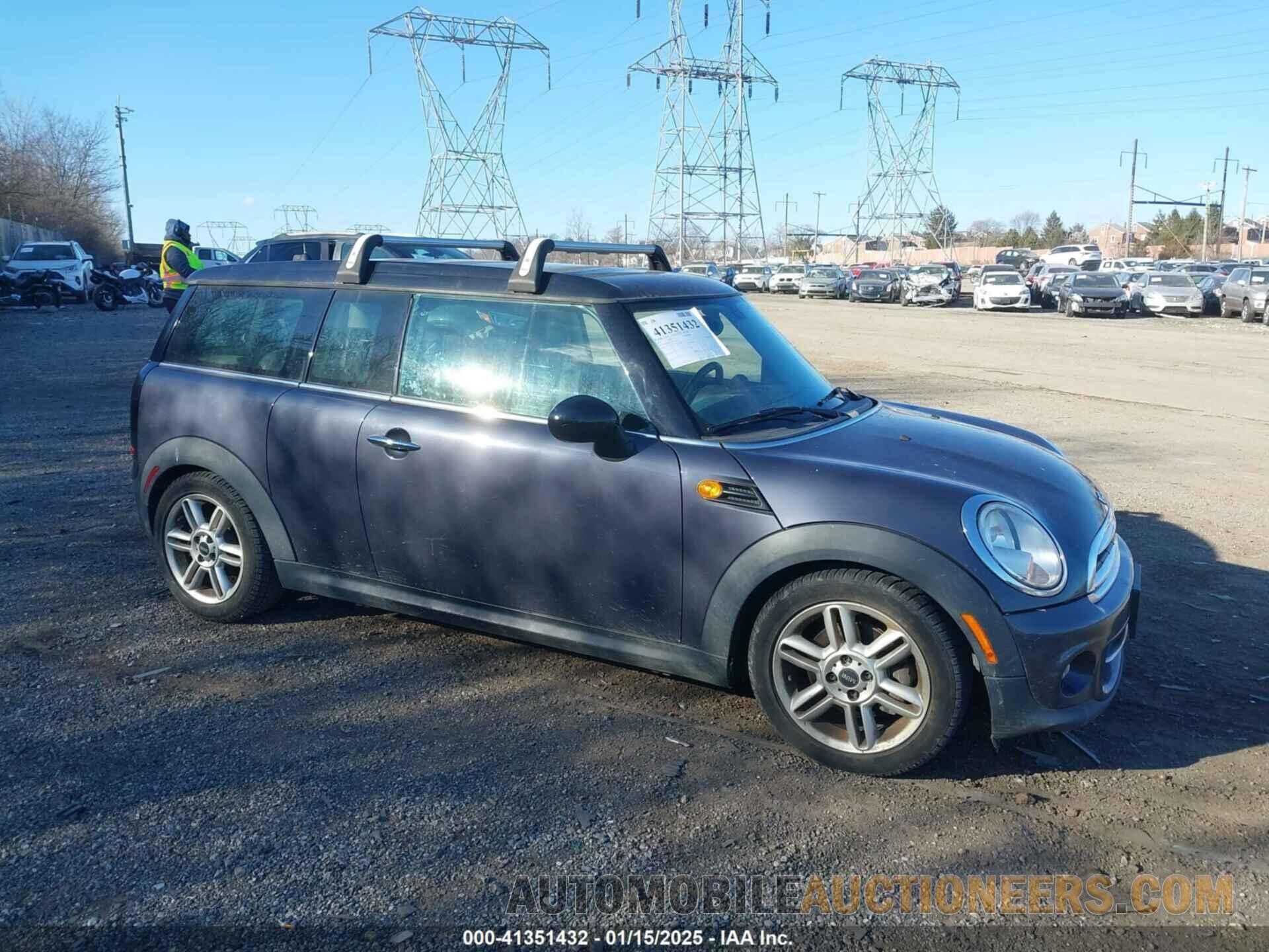 WMWZF3C57DT571310 MINI CLUBMAN 2013