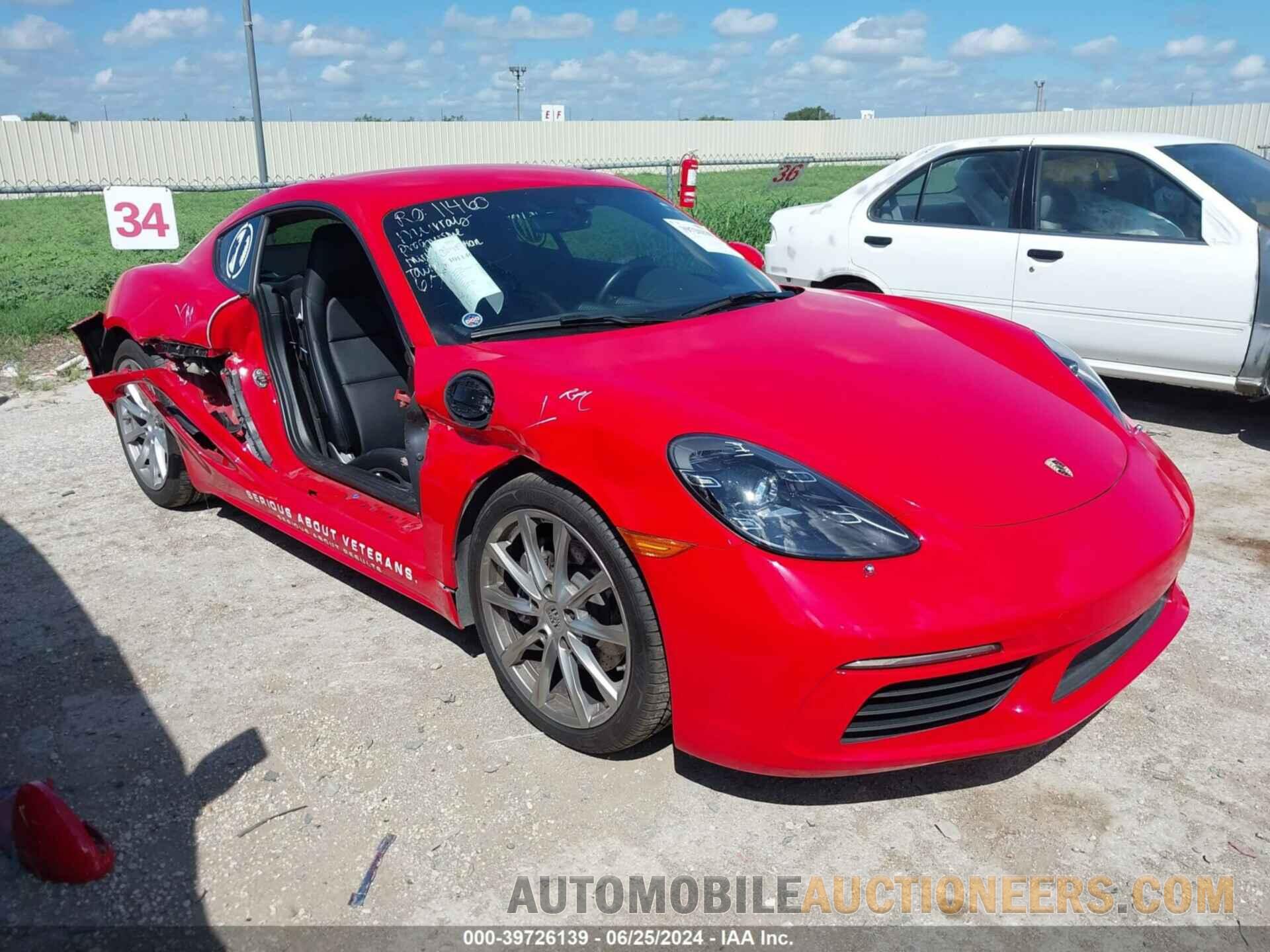 WP0AA2A82JK260858 PORSCHE 718 CAYMAN 2018