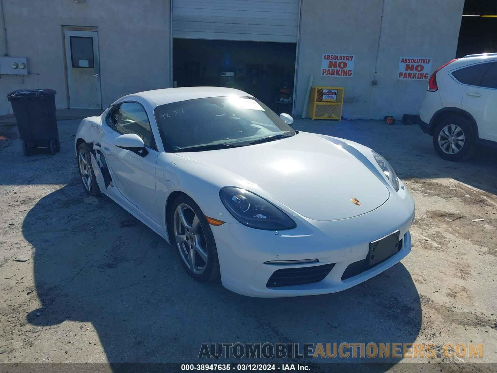 WP0AA2A82JK262691 PORSCHE 718 CAYMAN 2018