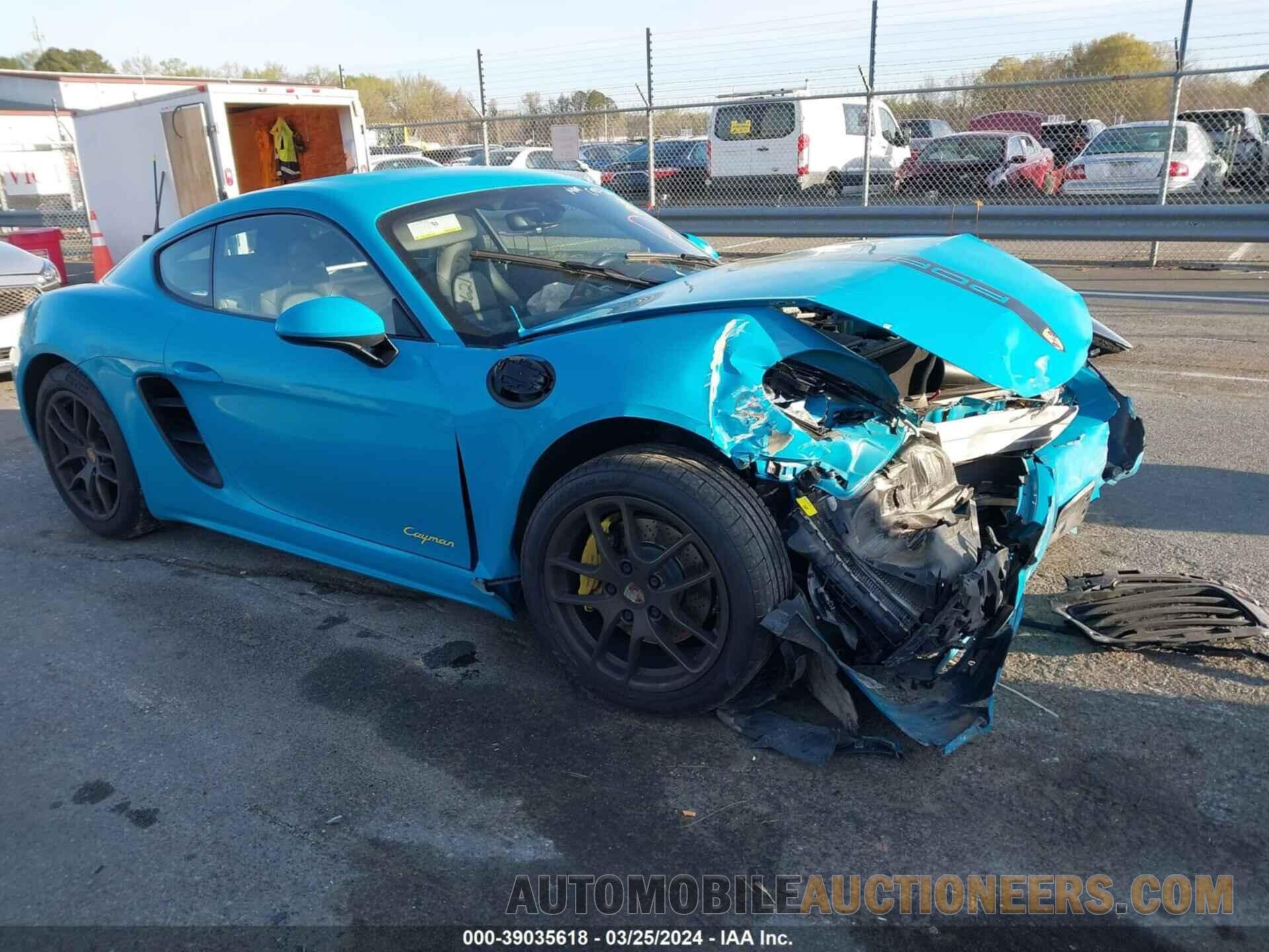 WP0AA2A84JK262157 PORSCHE 718 CAYMAN 2018