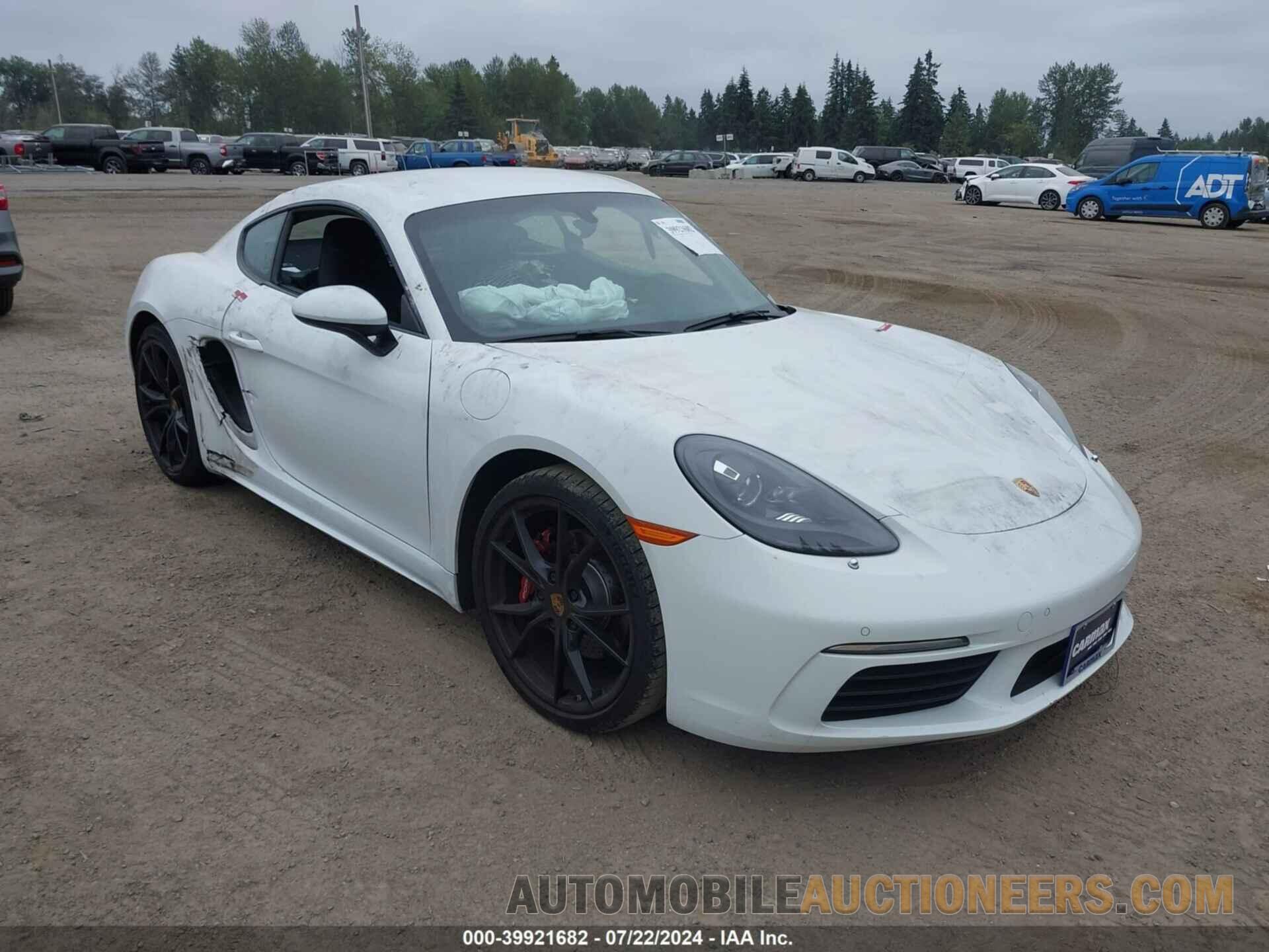 WP0AA2A85KS261469 PORSCHE 718 CAYMAN 2019