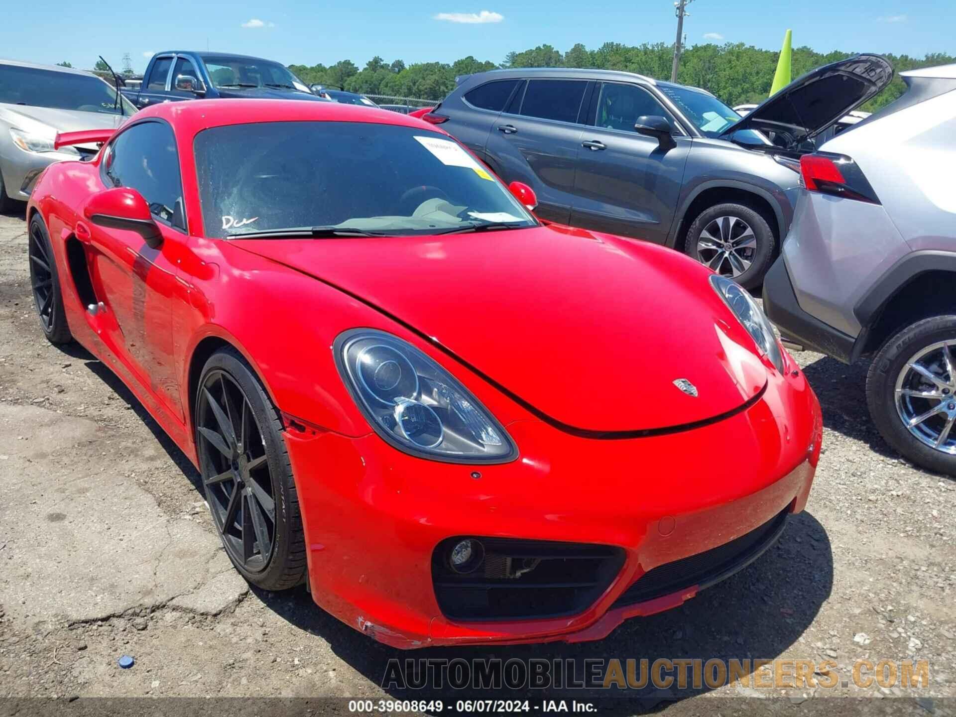 WP0AA2A89GK170289 PORSCHE CAYMAN 2016