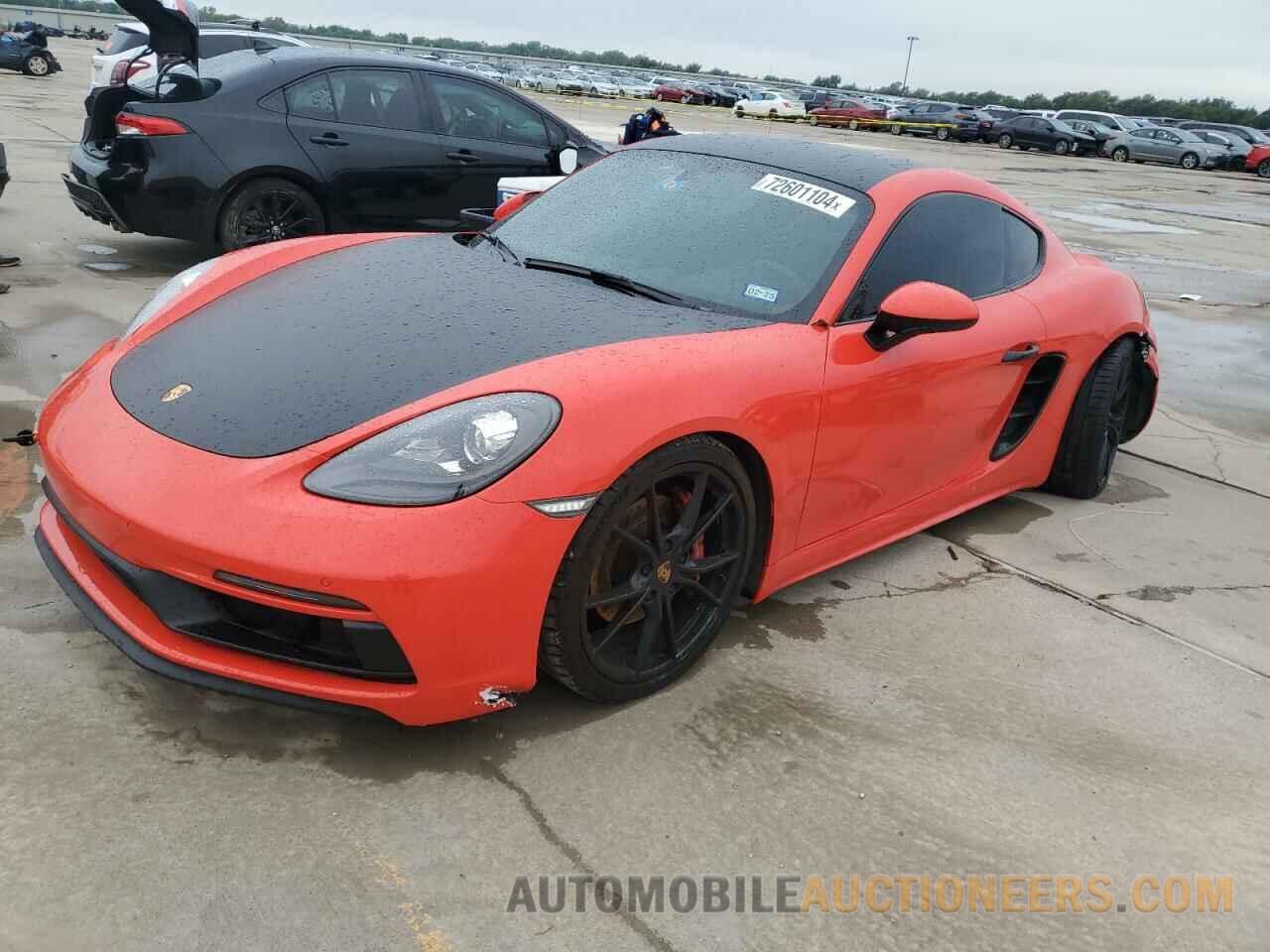 WP0AB2A80JS278367 PORSCHE CAYMAN 2018