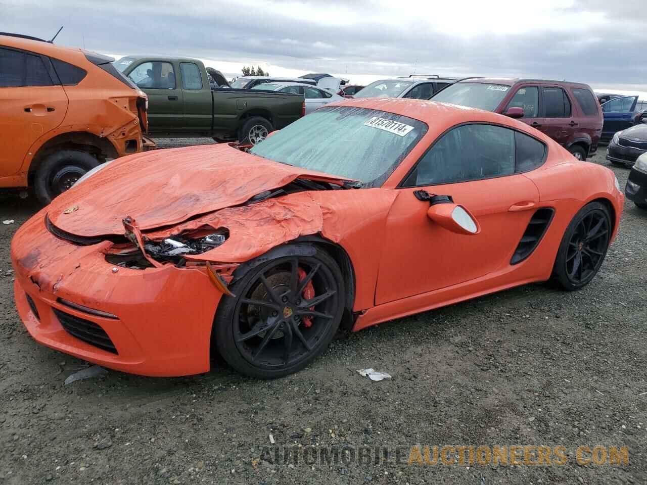 WP0AB2A82HS285475 PORSCHE CAYMAN 2017