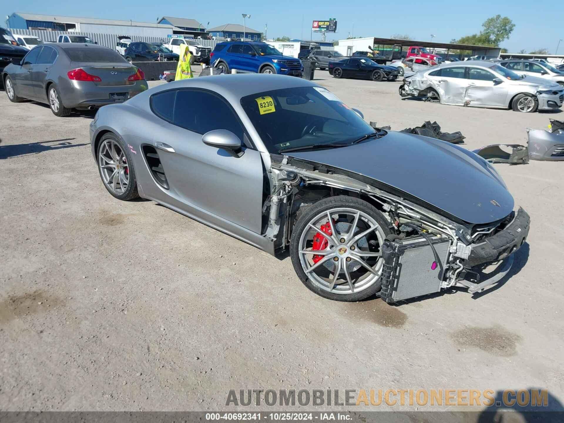 WP0AB2A83HK285257 PORSCHE 718 CAYMAN 2017