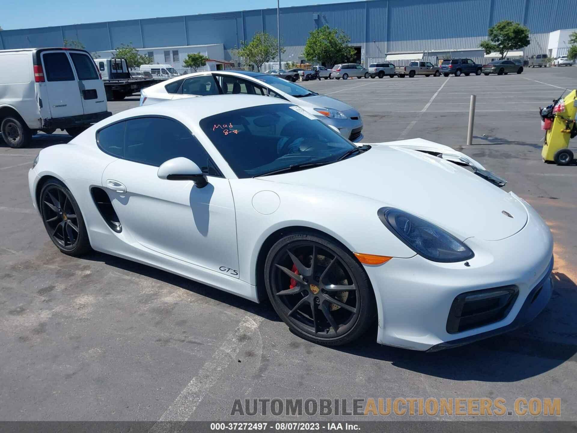 WP0AB2A84GK185506 PORSCHE CAYMAN 2016