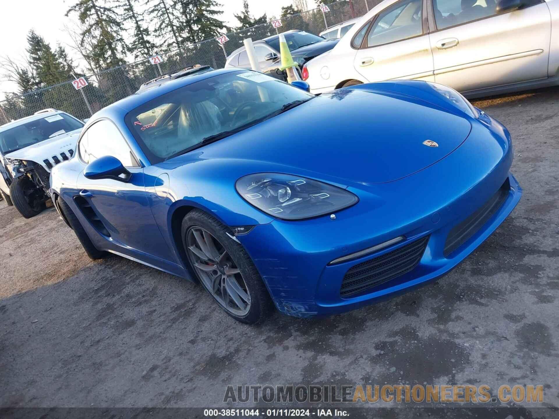 WP0AB2A87JK279161 PORSCHE 718 CAYMAN 2018