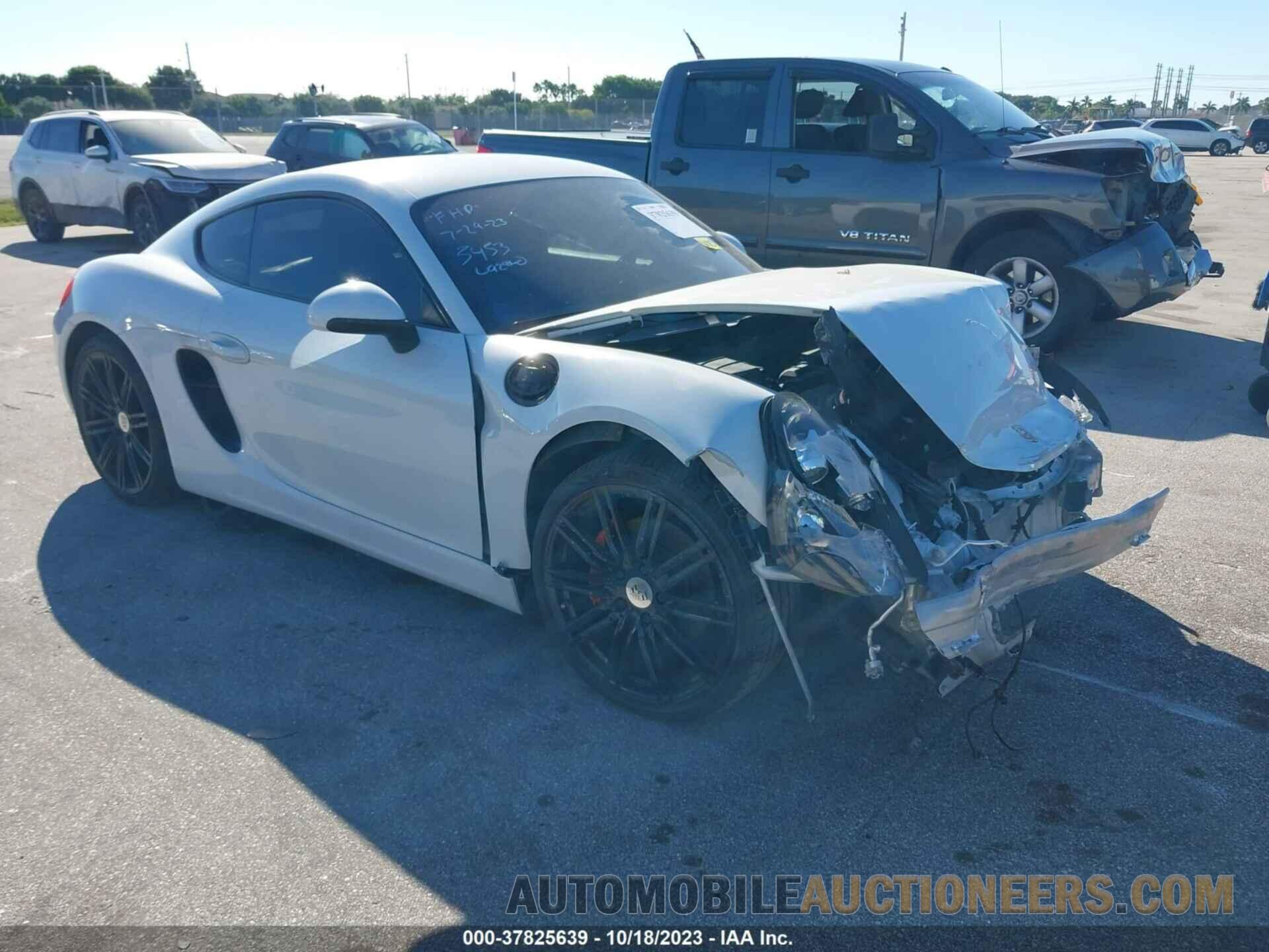 WP0AB2A89GK185453 PORSCHE CAYMAN 2016