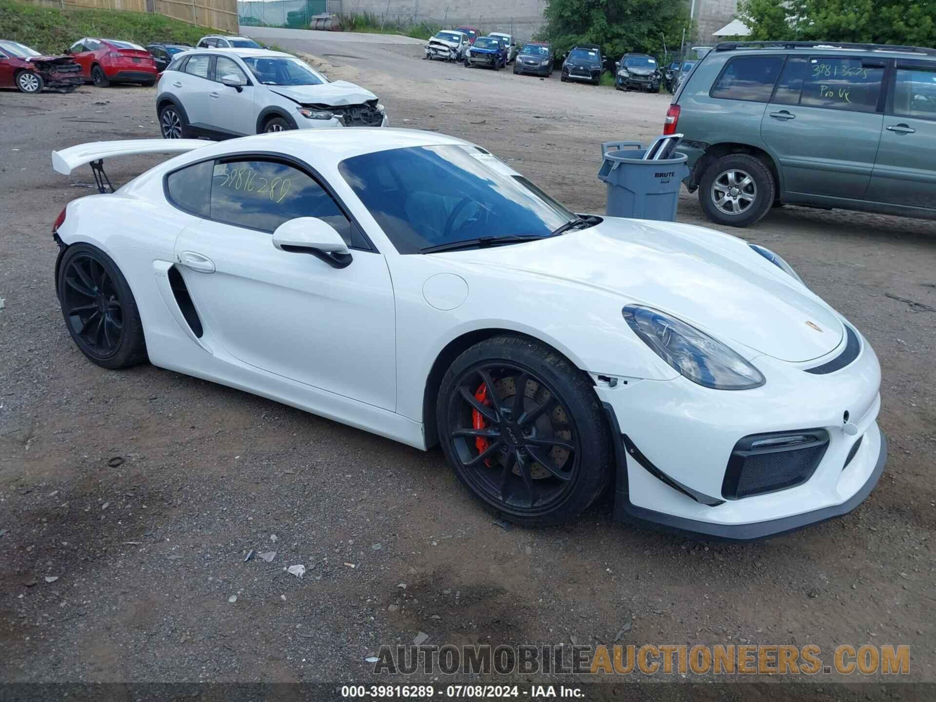 WP0AC2A82GK197585 PORSCHE CAYMAN 2016