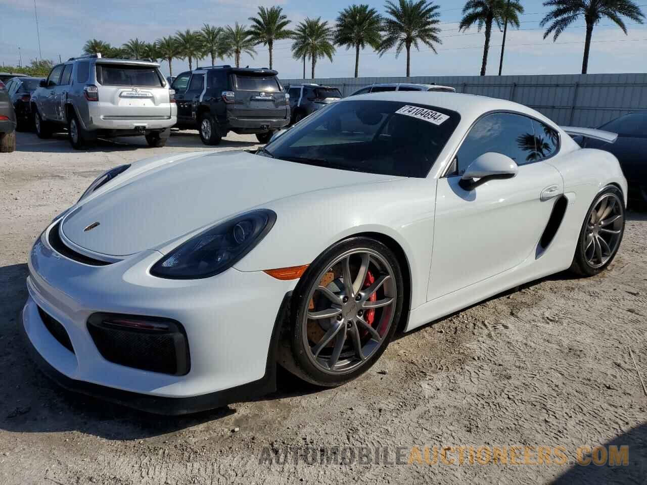 WP0AC2A84GK192615 PORSCHE CAYMAN 2016