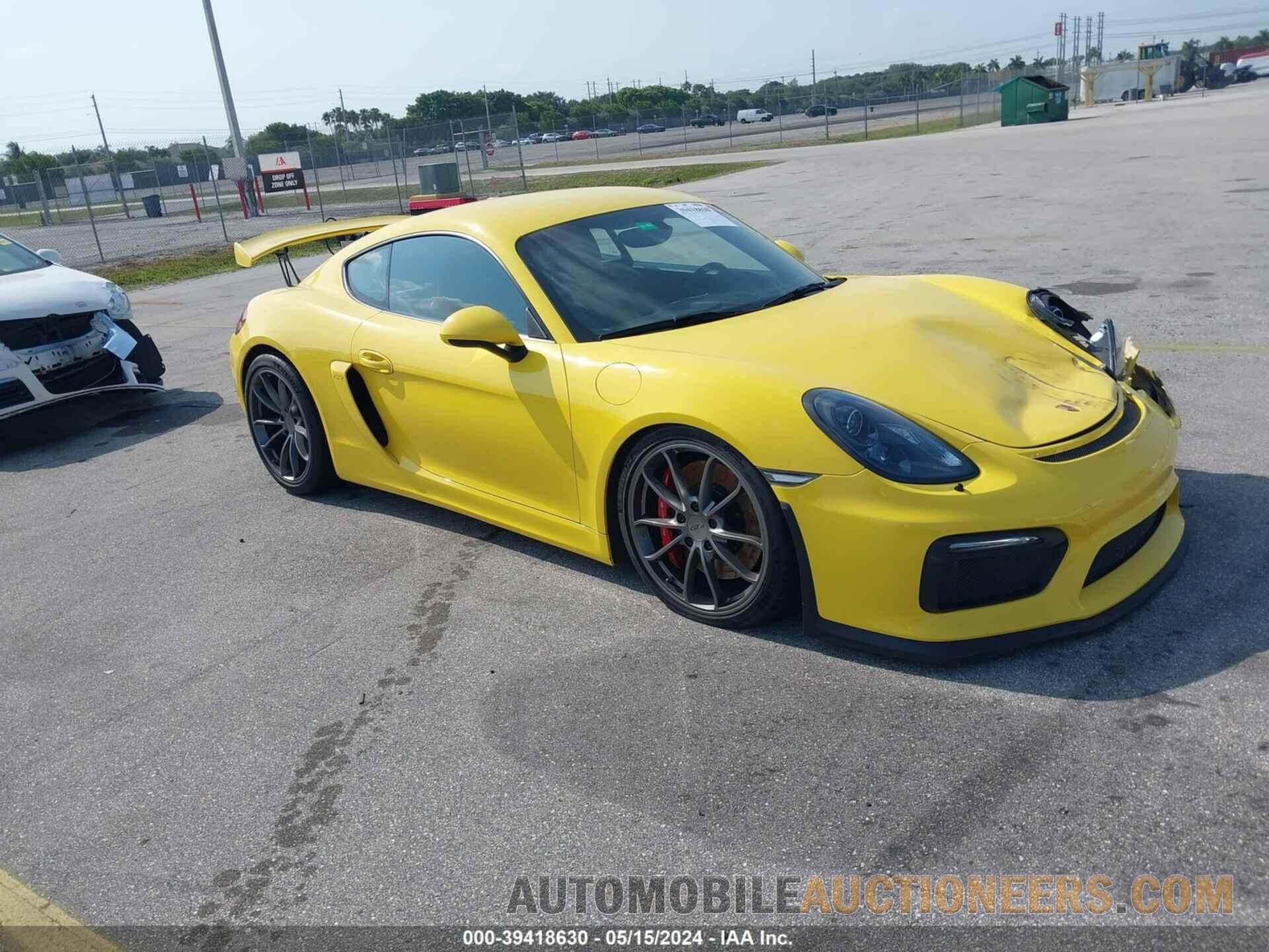 WP0AC2A85GK197886 PORSCHE CAYMAN 2016