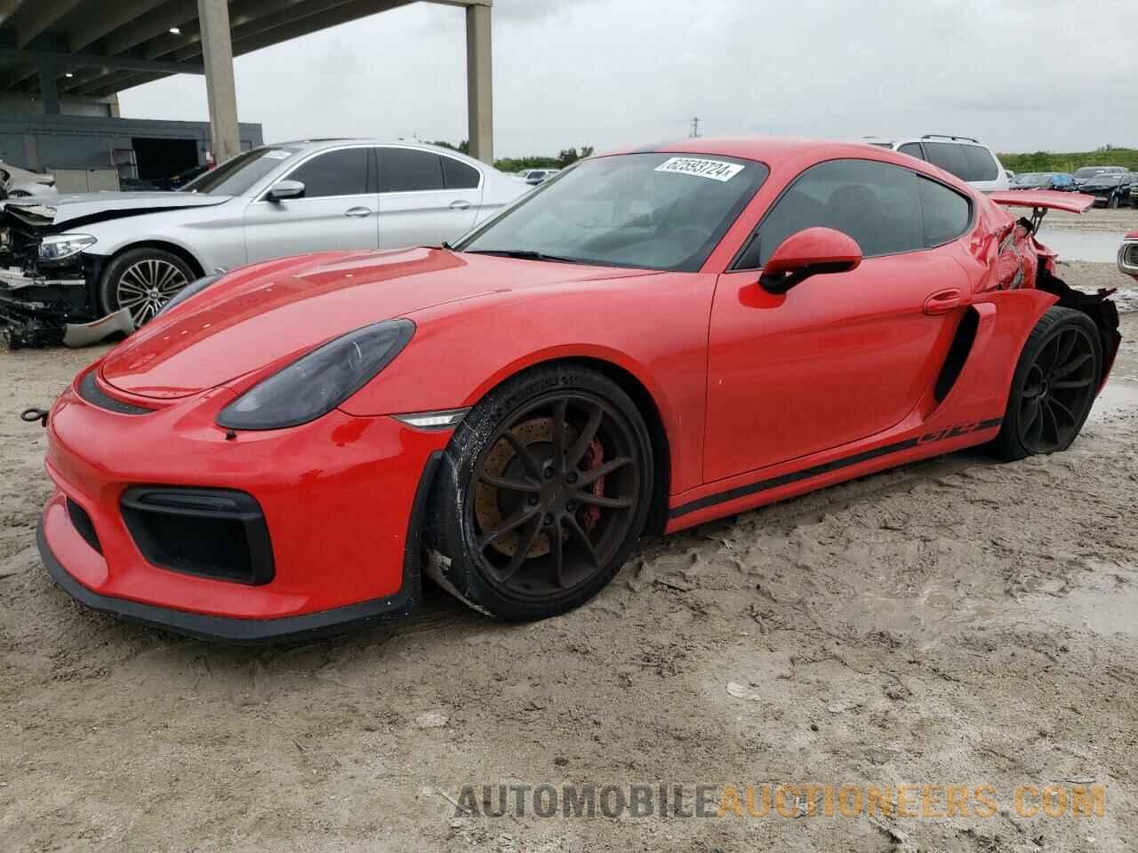 WP0AC2A87GK191832 PORSCHE CAYMAN 2016