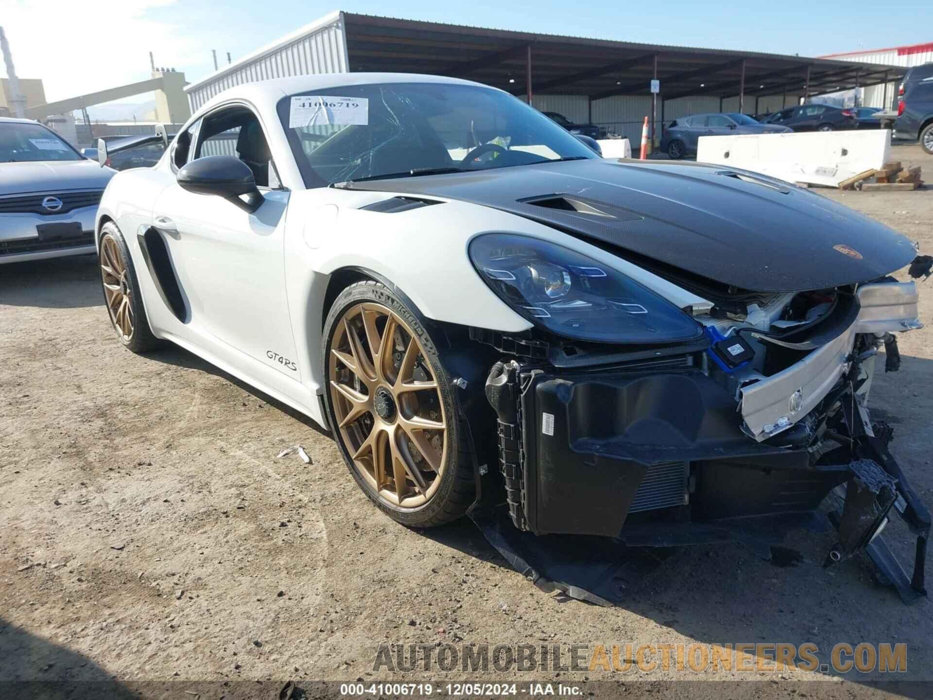 WP0AE2A85RS274141 PORSCHE 718 CAYMAN 2024