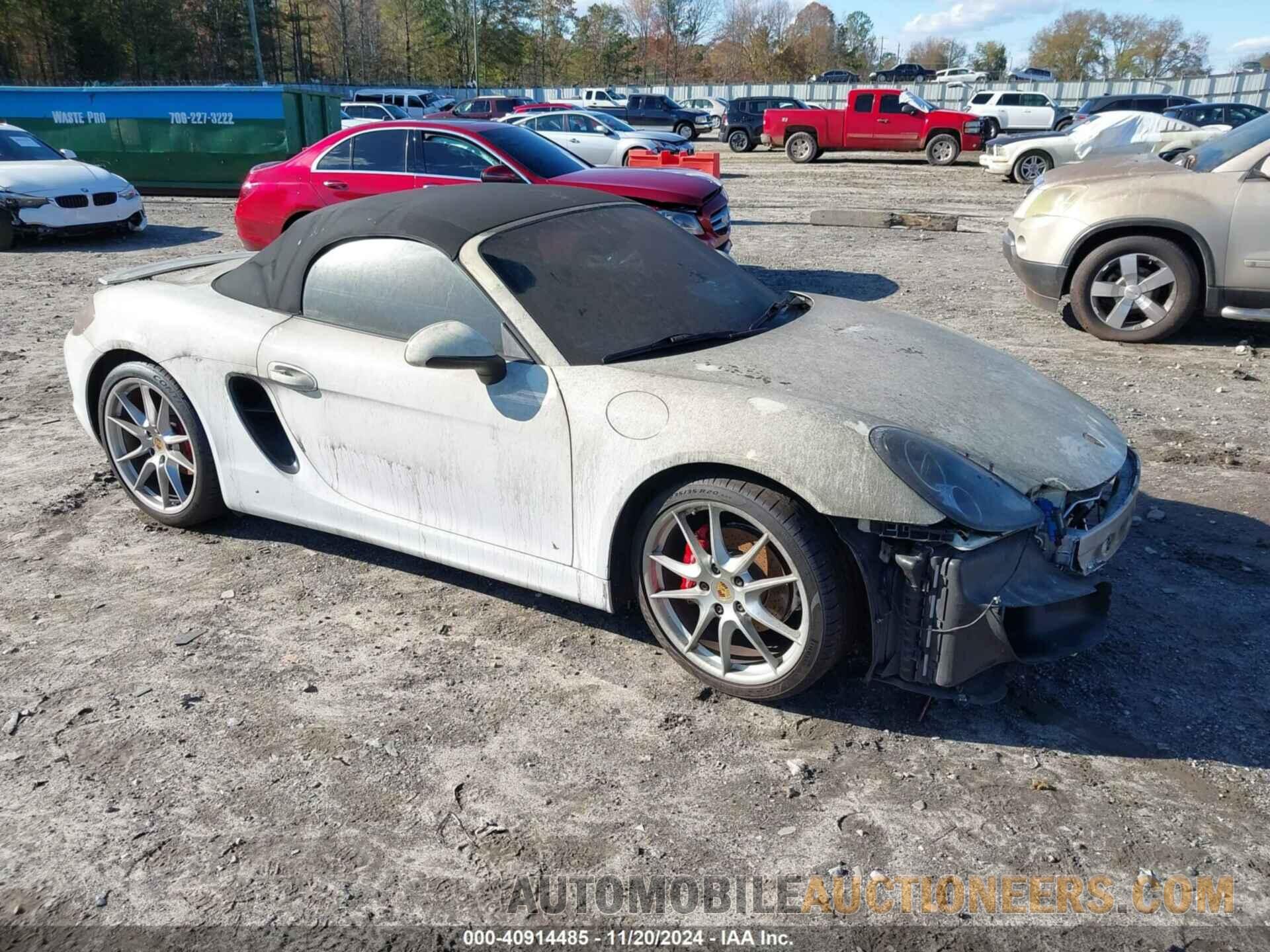 WP0CA2A80FS120405 PORSCHE BOXSTER 2015