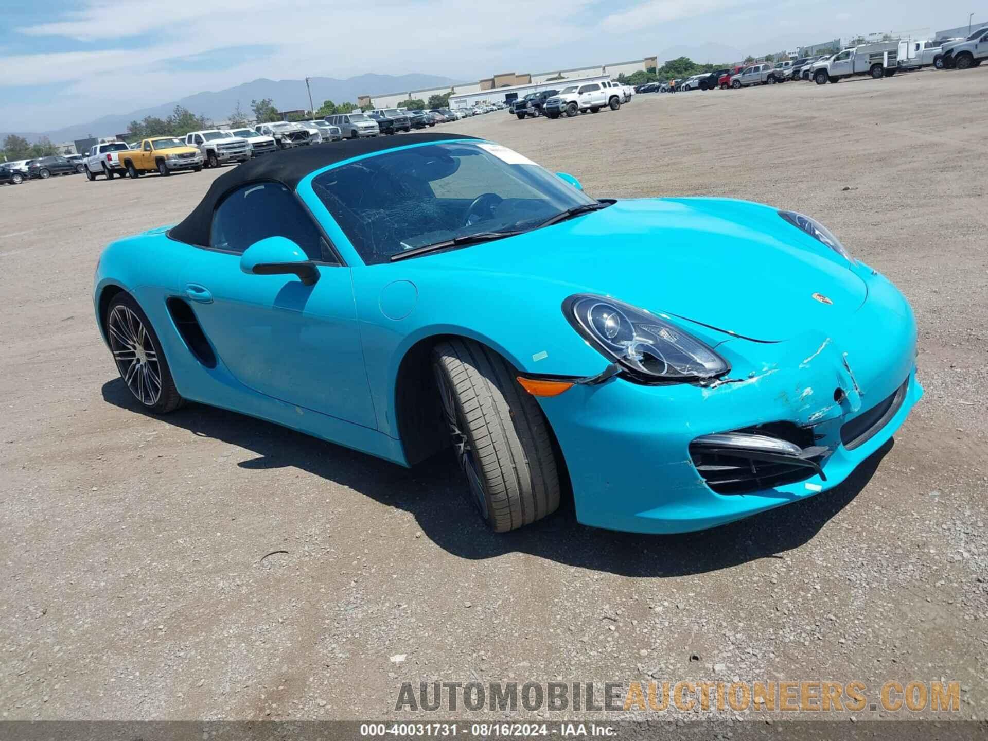 WP0CA2A80GS120874 PORSCHE BOXSTER 2016