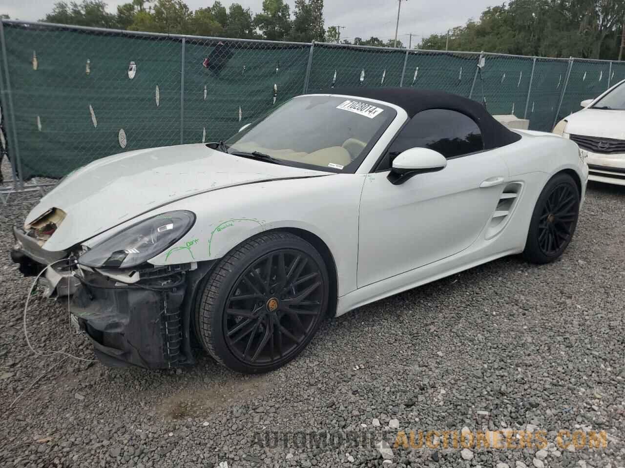 WP0CA2A81HS222038 PORSCHE BOXSTER 2017