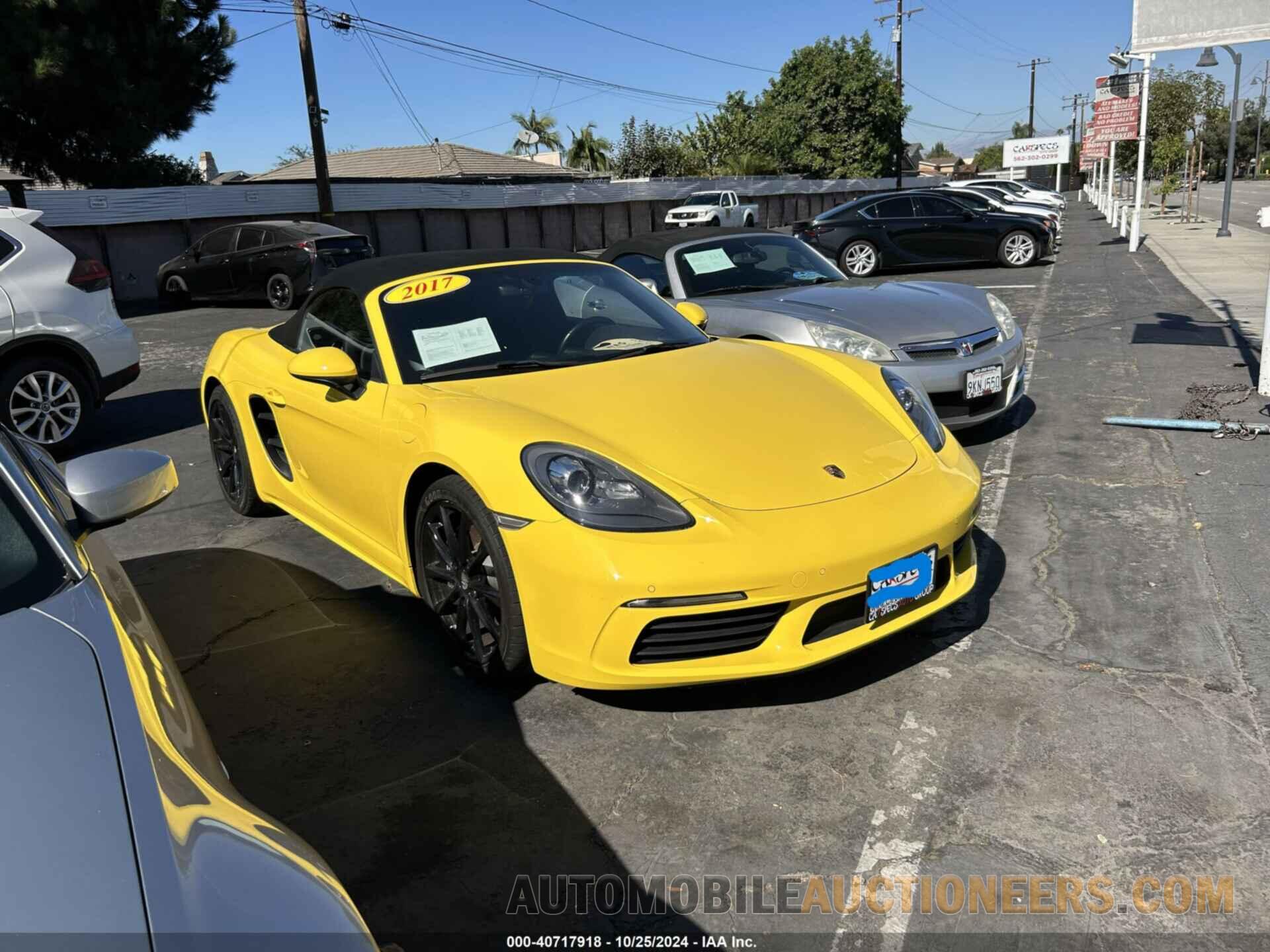 WP0CA2A82HS221688 PORSCHE 718 BOXSTER 2017