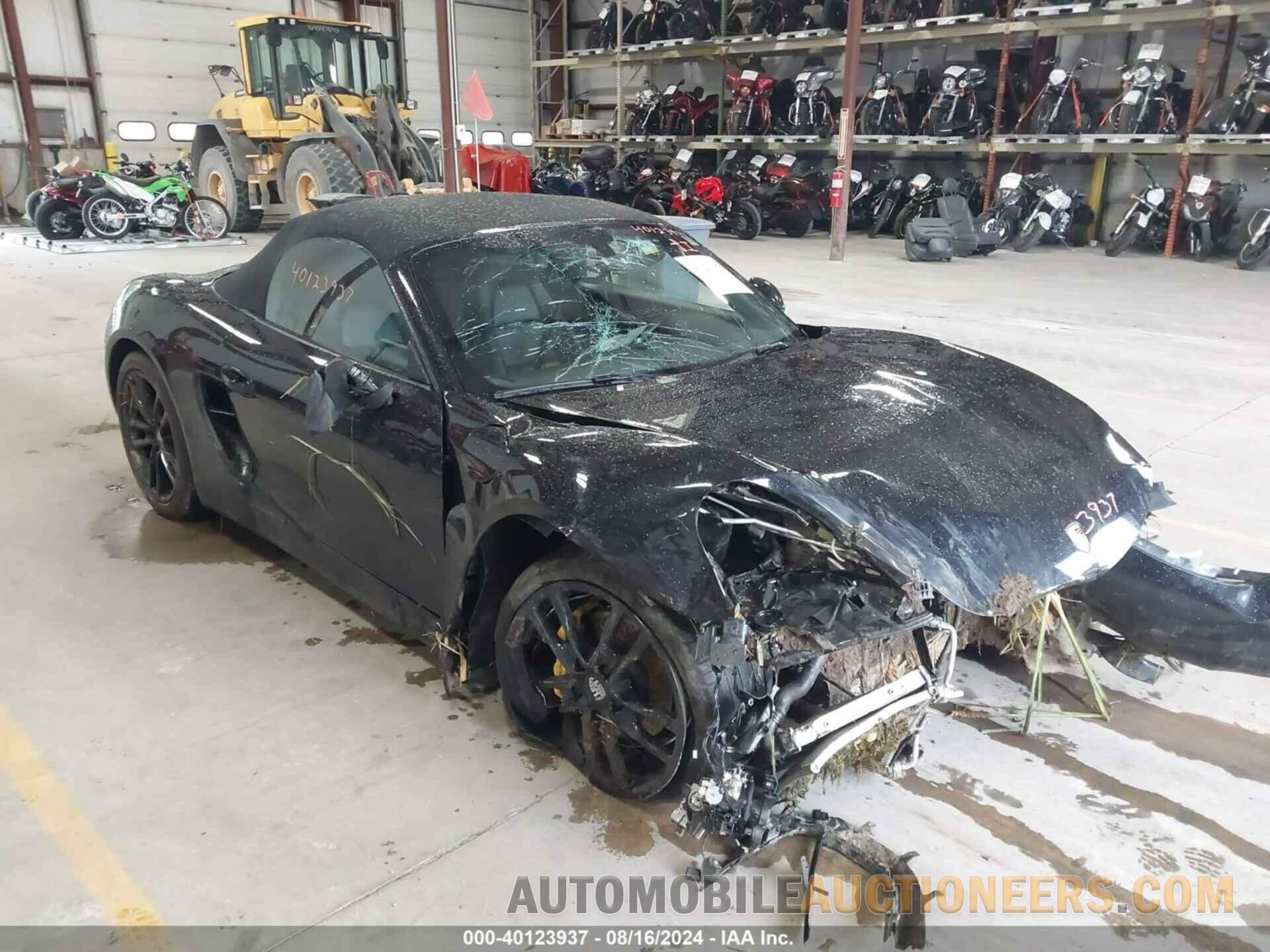 WP0CA2A87GS120418 PORSCHE BOXSTER 2016