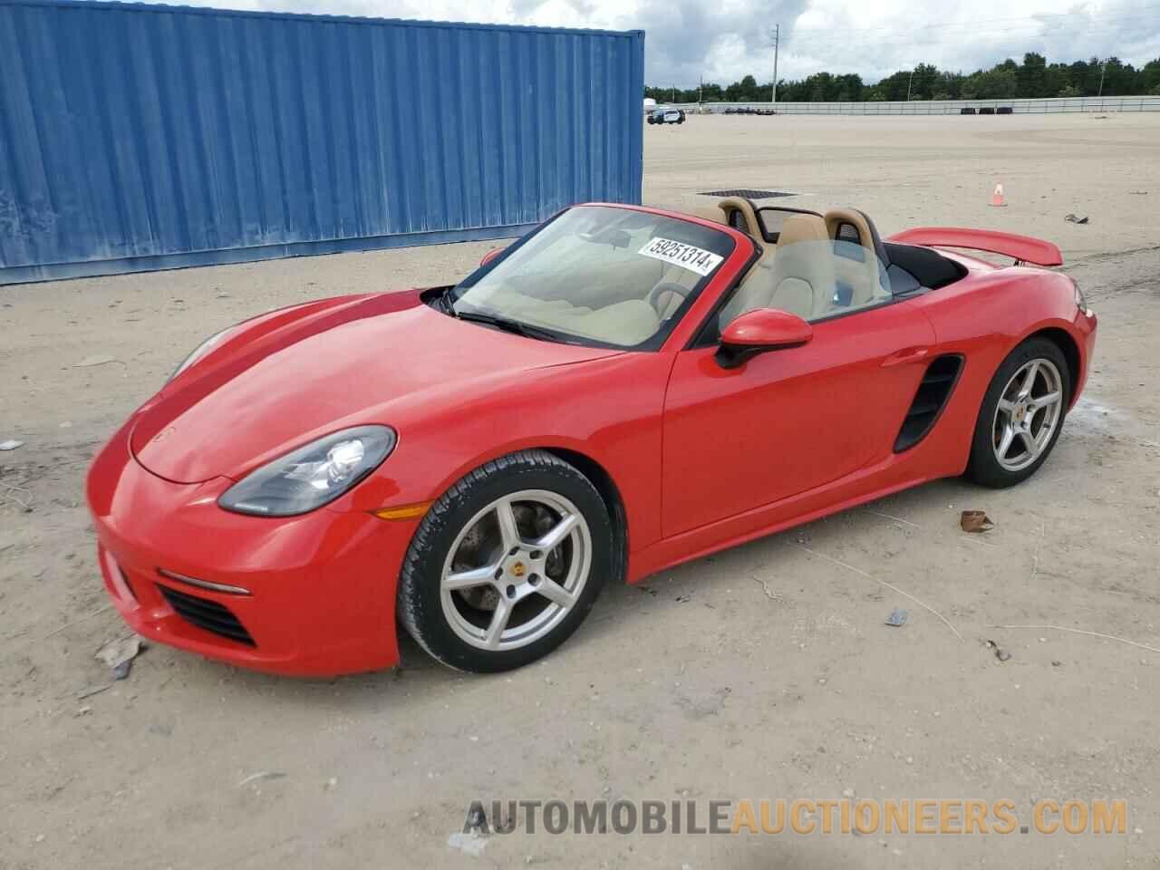 WP0CA2A87HS220701 PORSCHE BOXSTER 2017