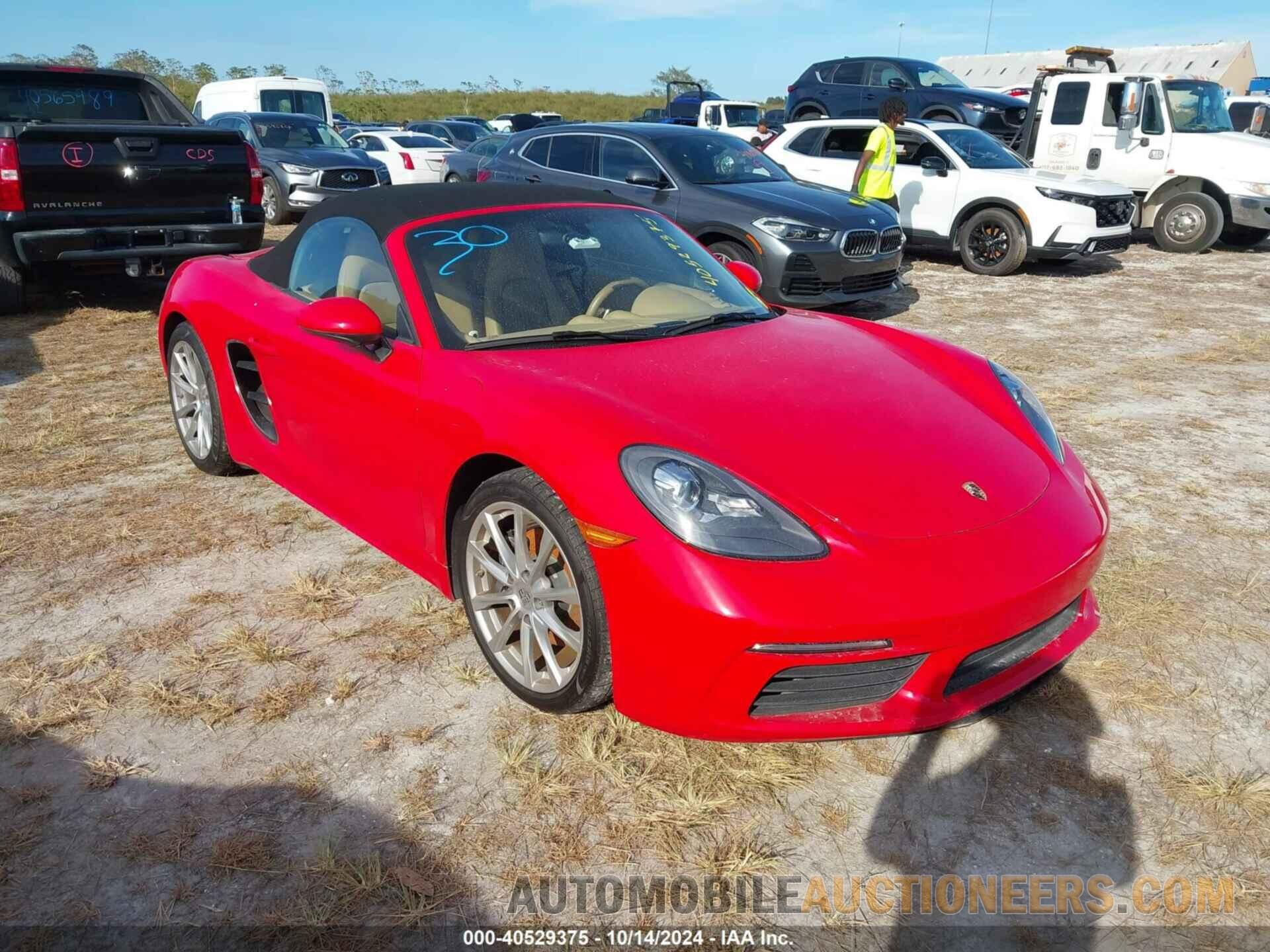 WP0CA2A89HS220599 PORSCHE BOXSTER 2017