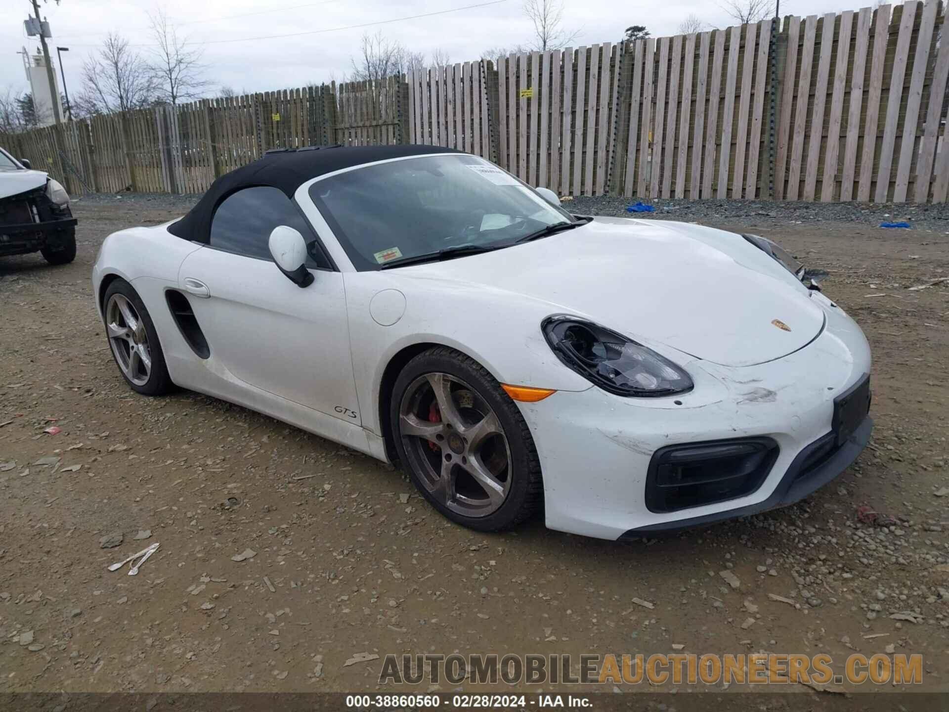 WP0CB2A82GS140489 PORSCHE BOXSTER 2016