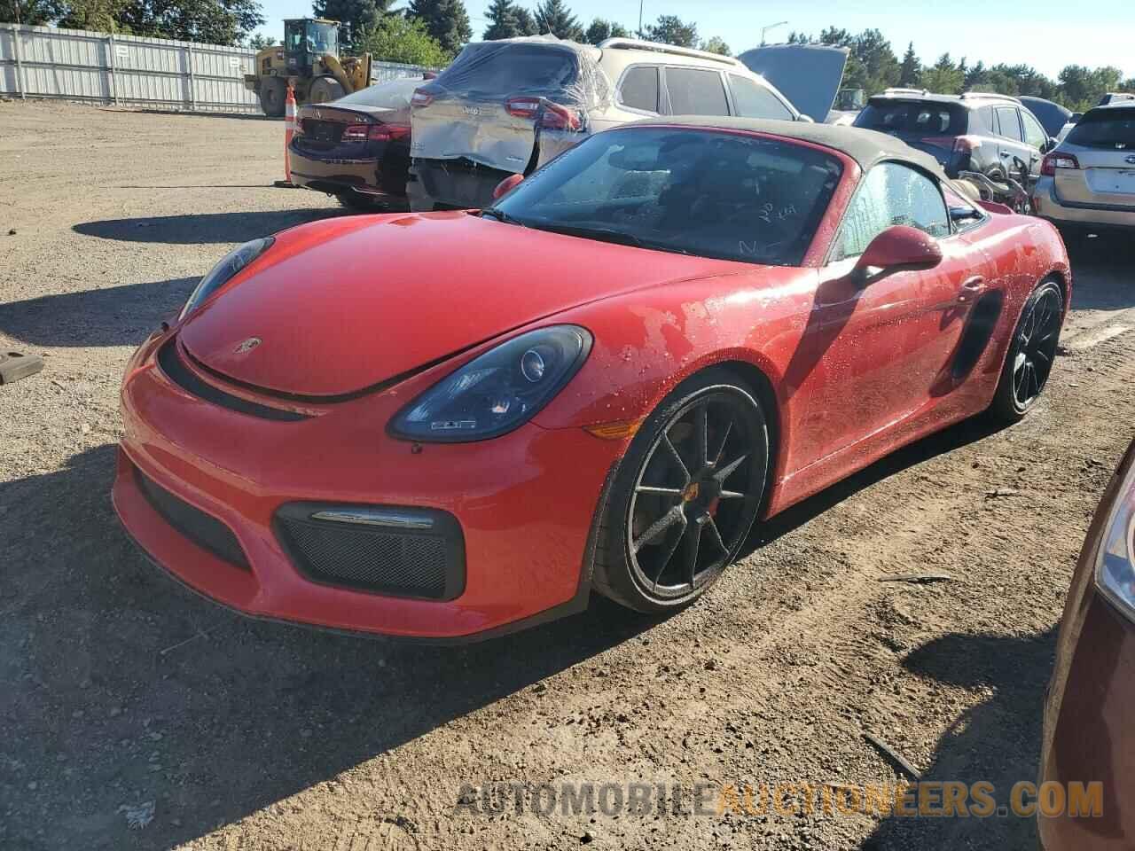 WP0CC2A87GS152635 PORSCHE BOXSTER 2016