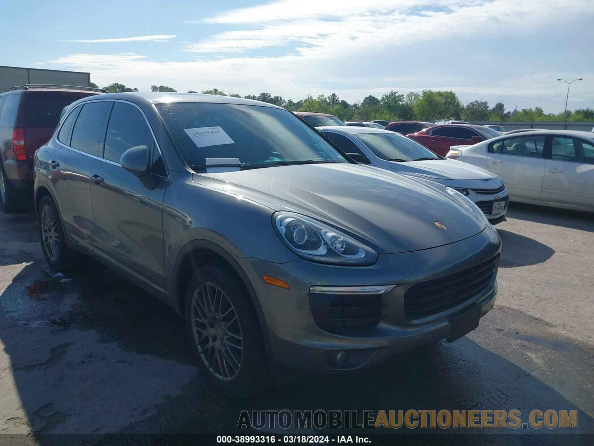 WP1AA2A20GKA11509 PORSCHE CAYENNE 2016