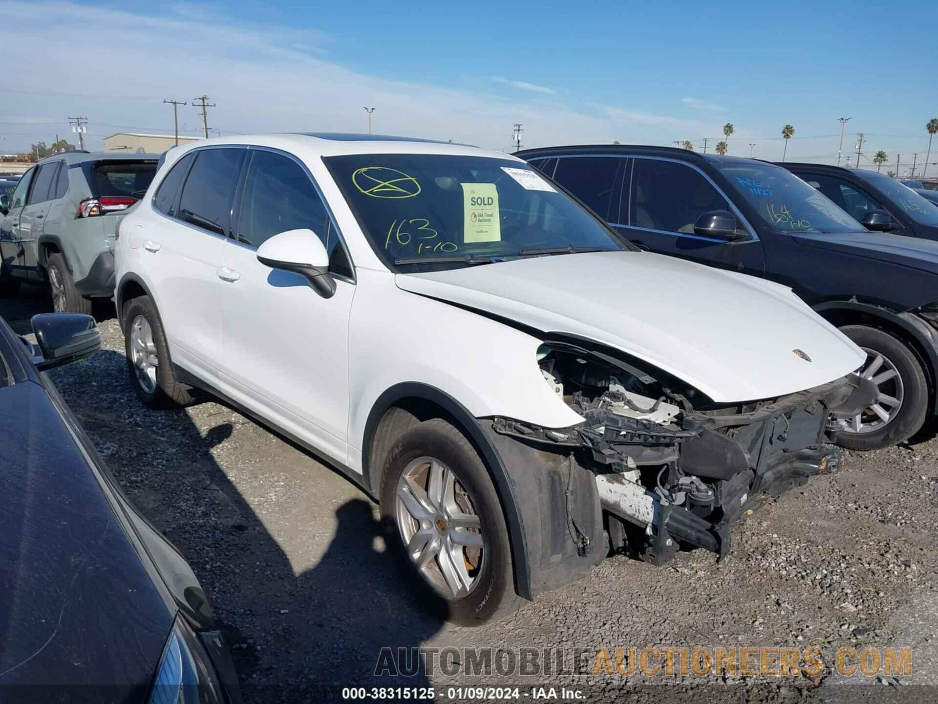 WP1AA2A22GLA05494 PORSCHE CAYENNE 2016