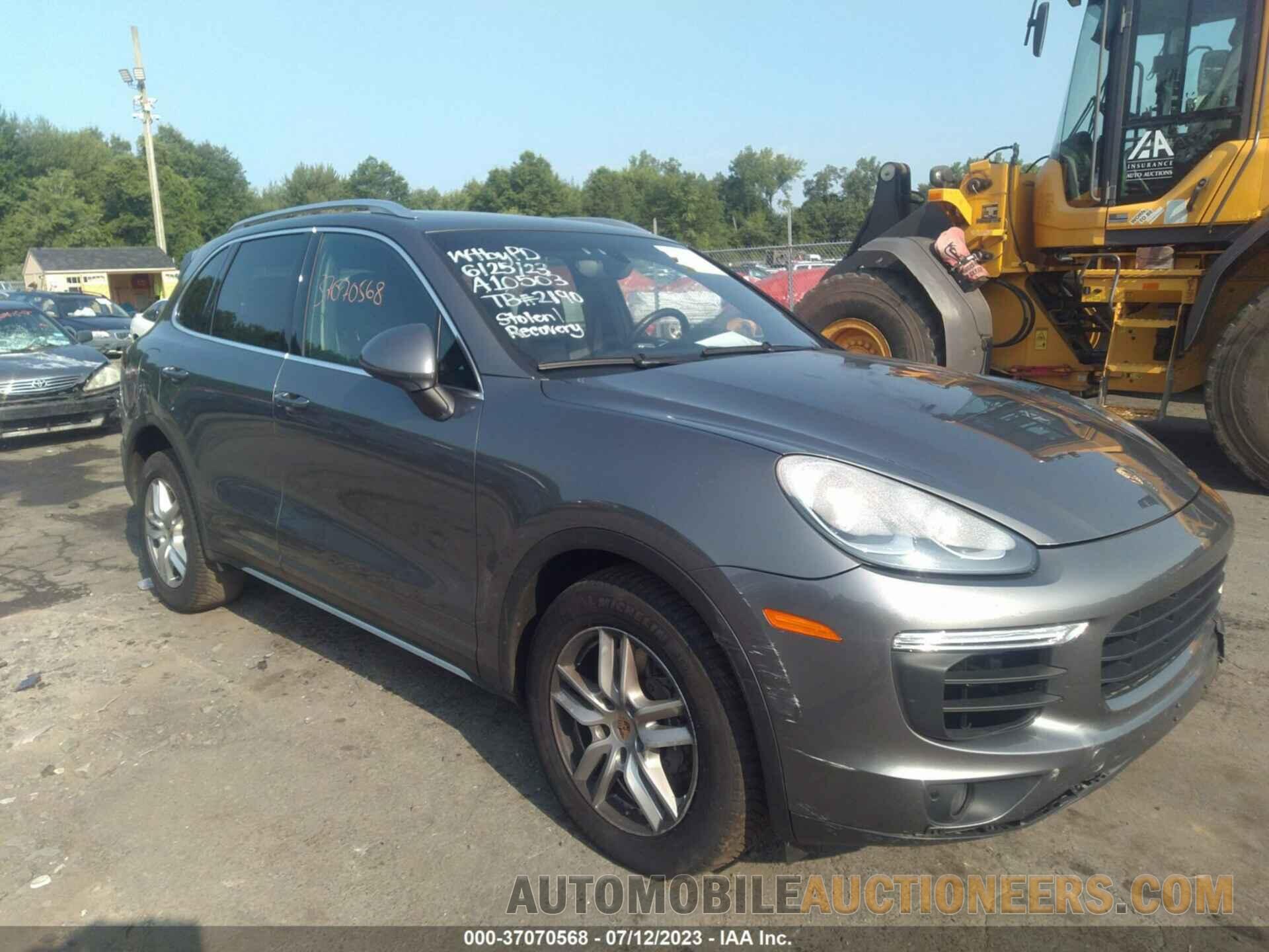 WP1AA2A22GLA10503 PORSCHE CAYENNE 2016