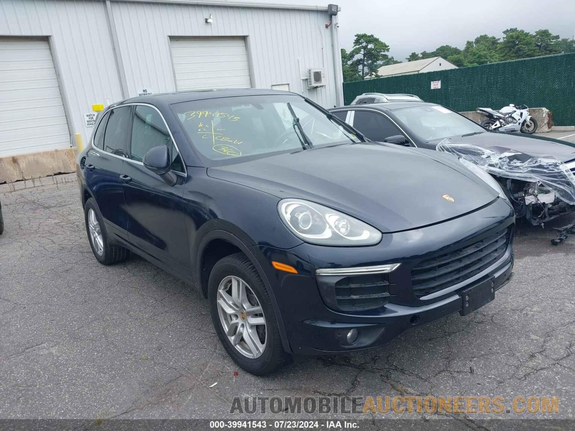 WP1AA2A24GKA11030 PORSCHE CAYENNE 2016