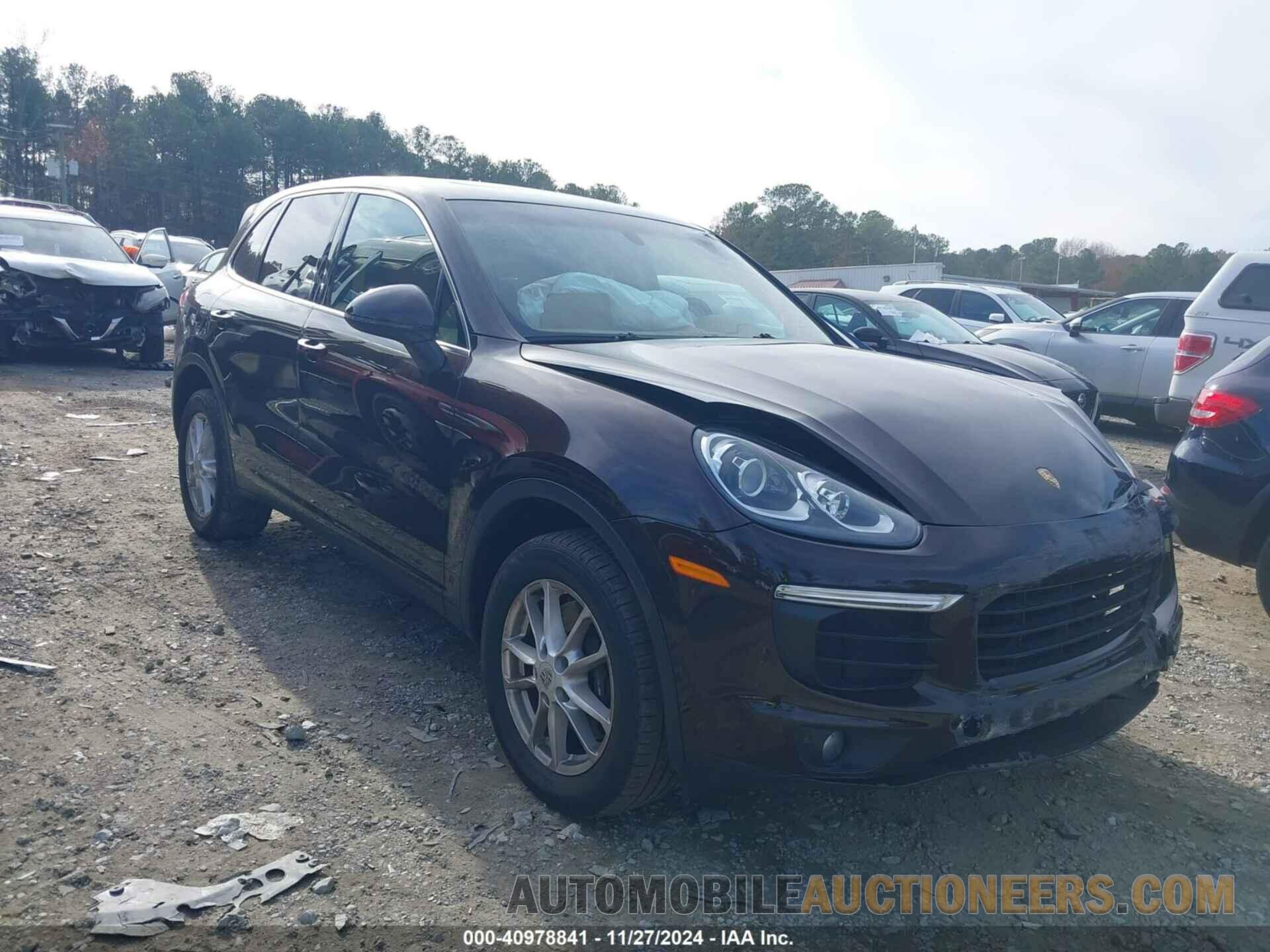 WP1AA2A25GLA02931 PORSCHE CAYENNE 2016