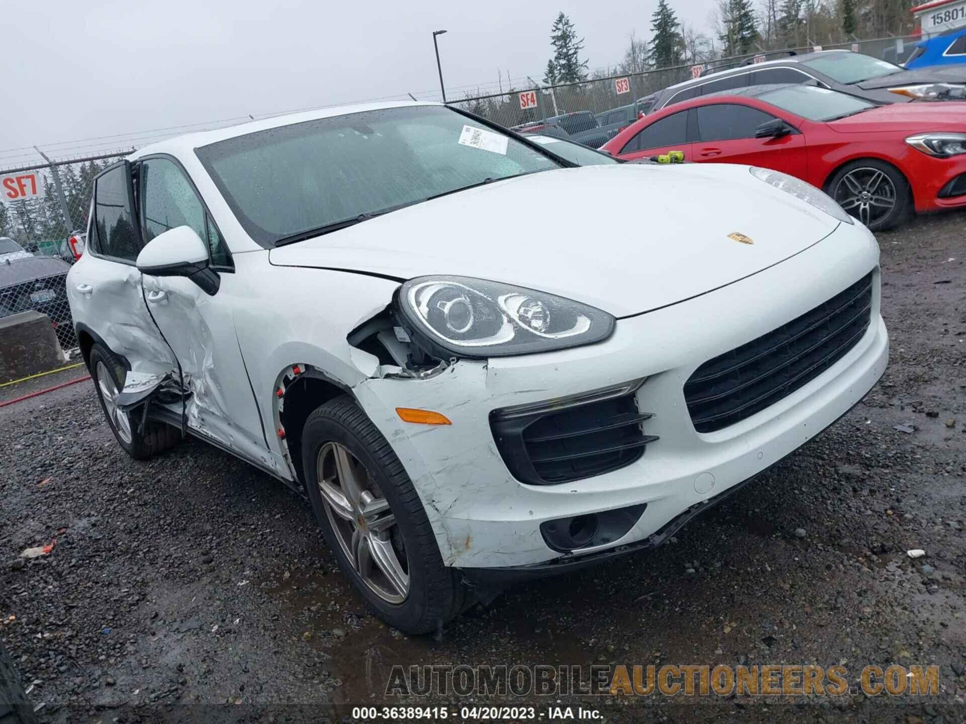 WP1AA2A25GLA10611 PORSCHE CAYENNE 2016